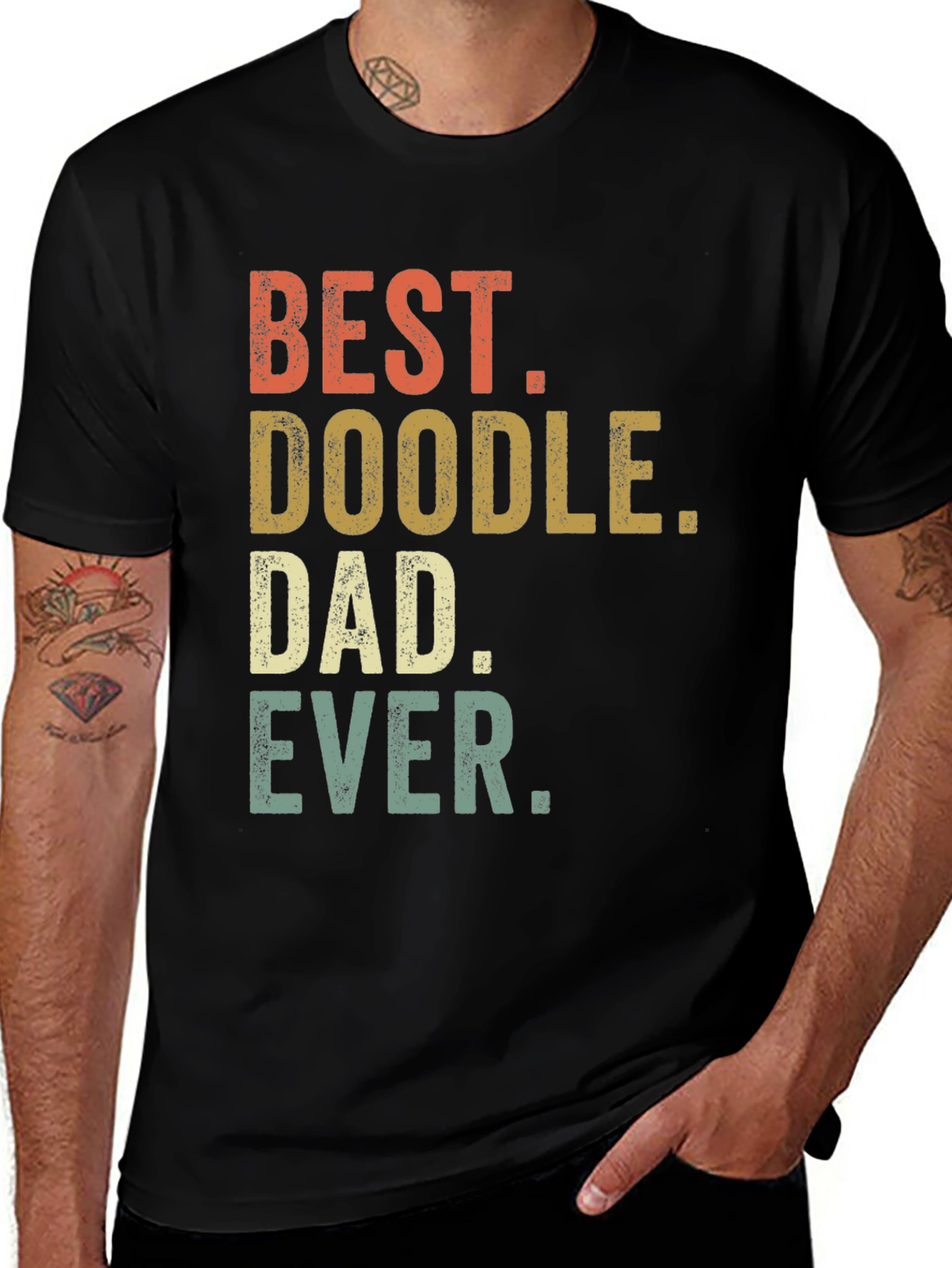Best Doodle Dad Ever T-Shirt
