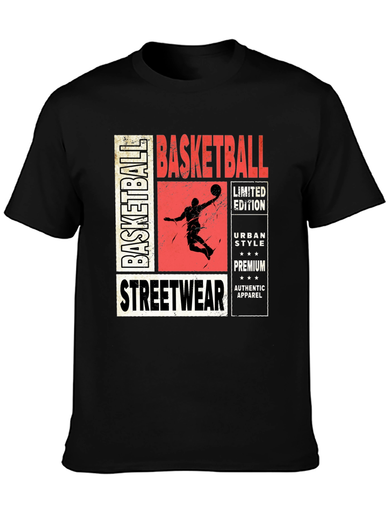 Basketball Streetwear Graphic Tee