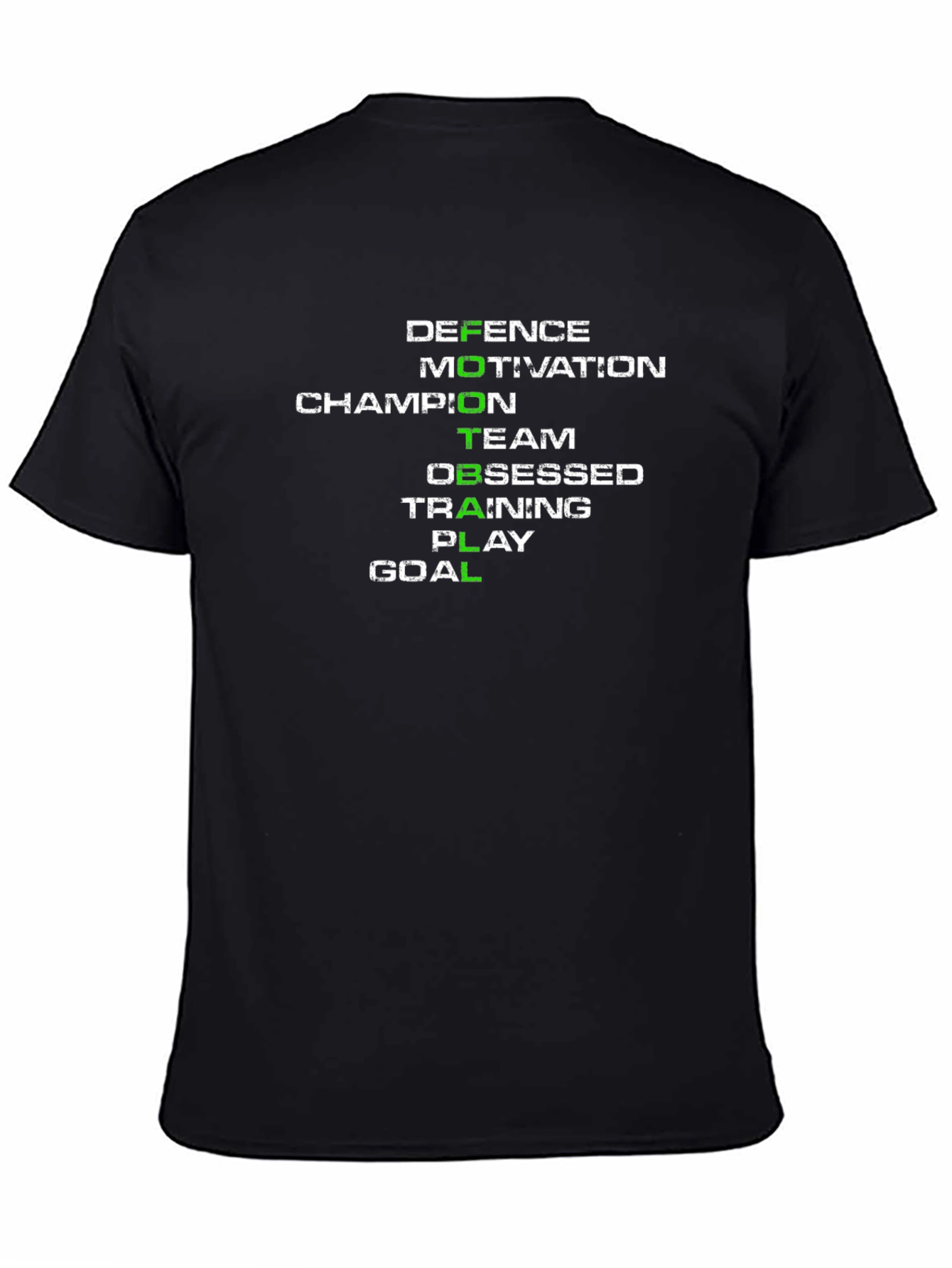 Motivational Word Art Black T-Shirt