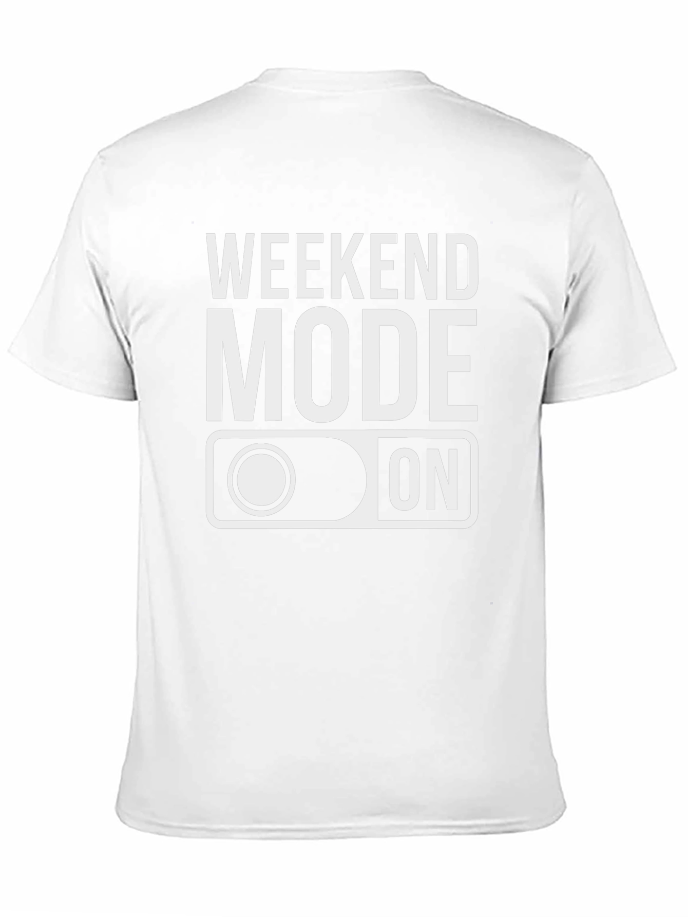 Weekend Mode On Black T-Shirt