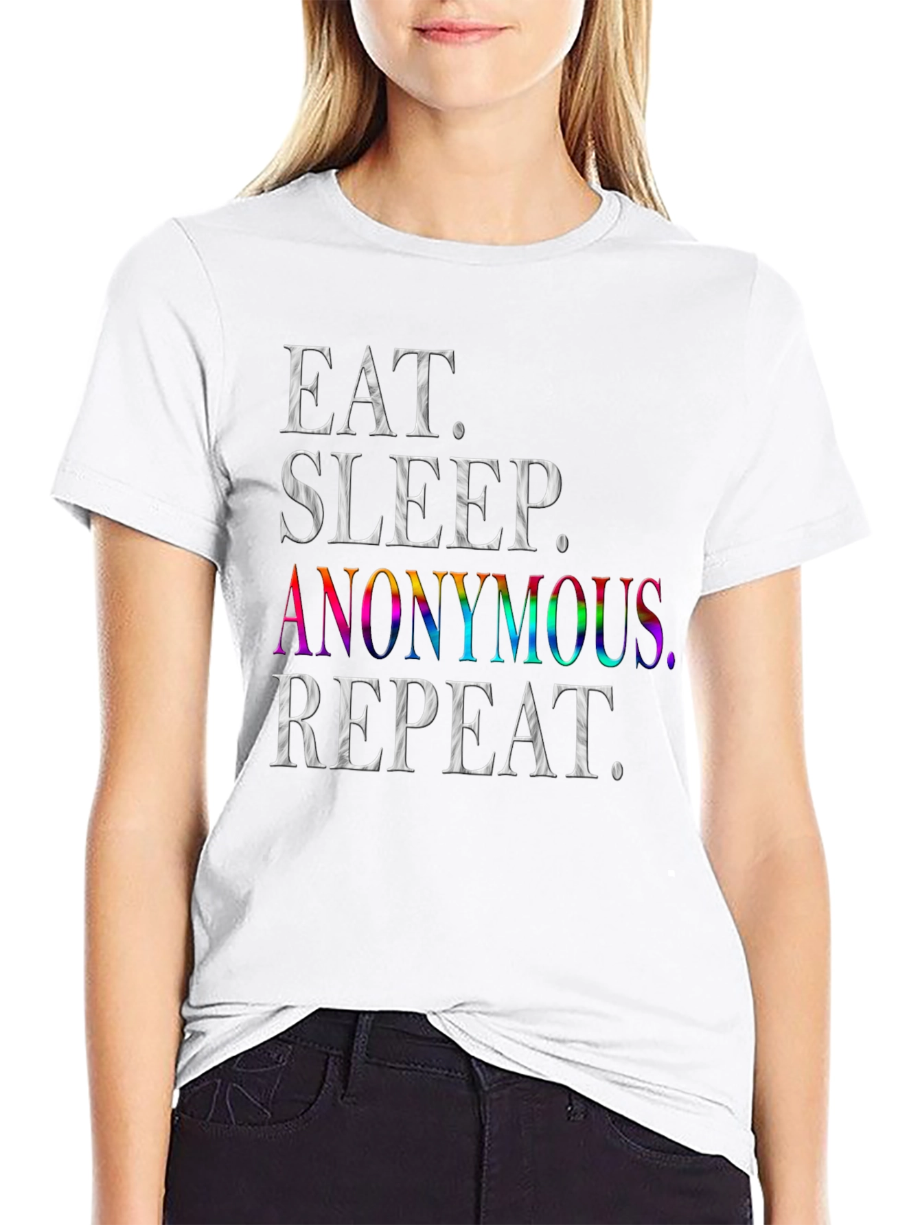 Eat Sleep Anonymous Repeat T-Shirt