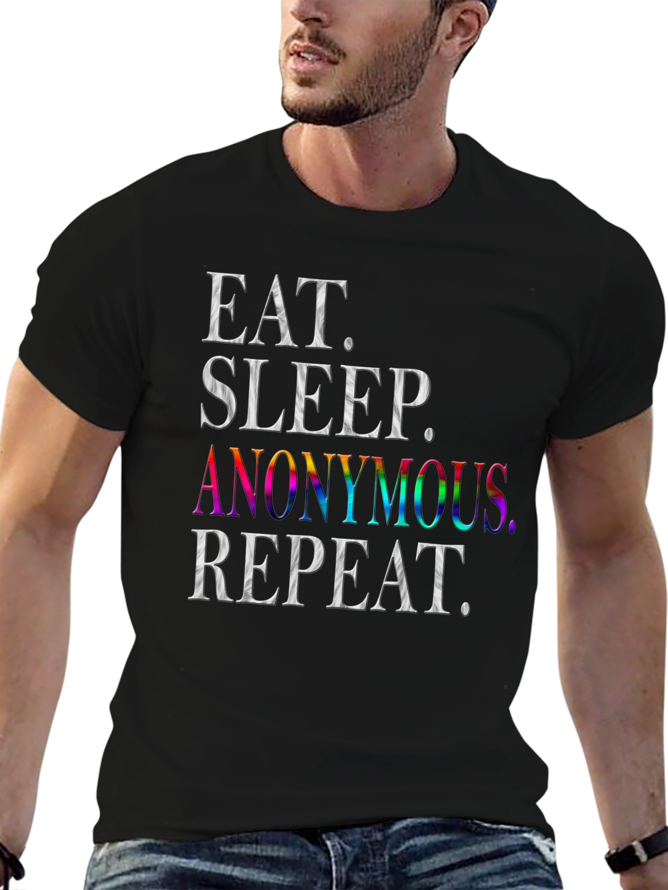 Eat Sleep Anonymous Repeat T-Shirt