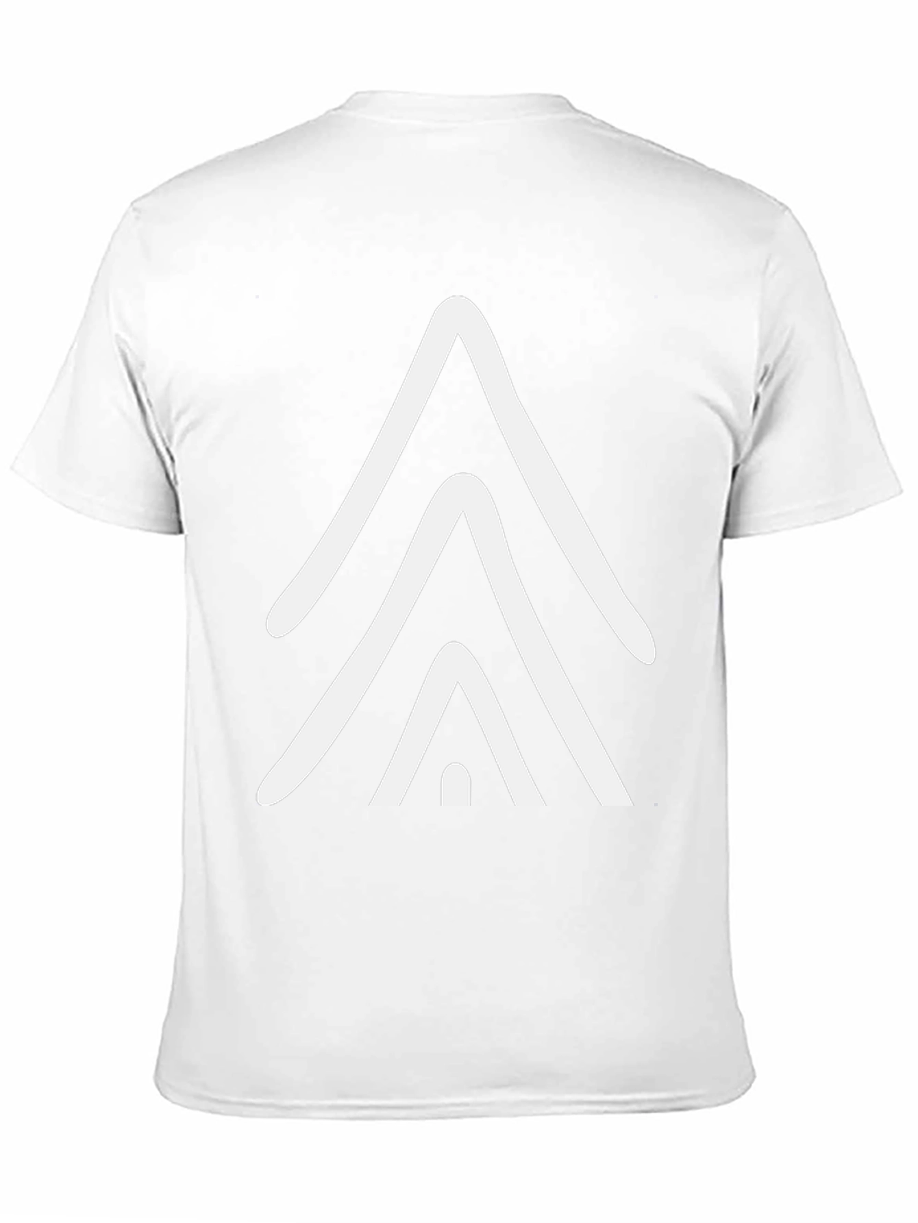 Geometric Arrow Graphic Tee - Casual Black T-Shirt