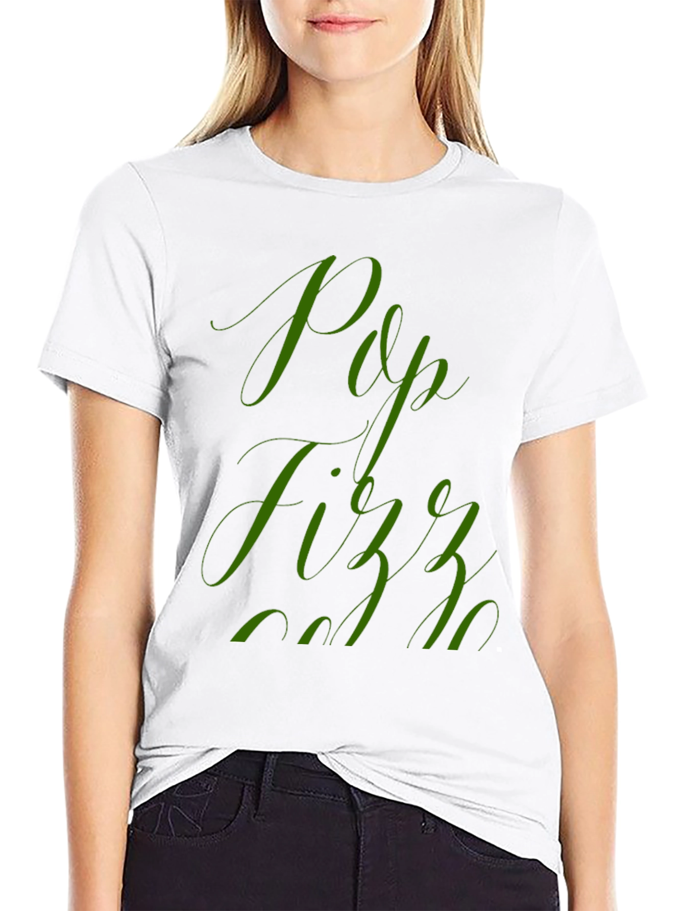 Pop Fizz Black Graphic Tee