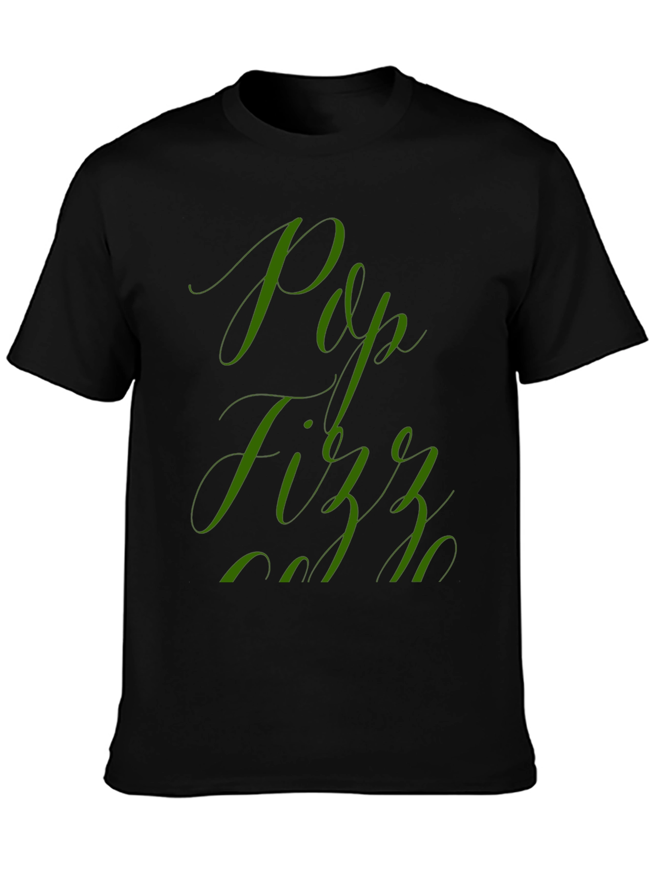 Pop Fizz Black Graphic Tee