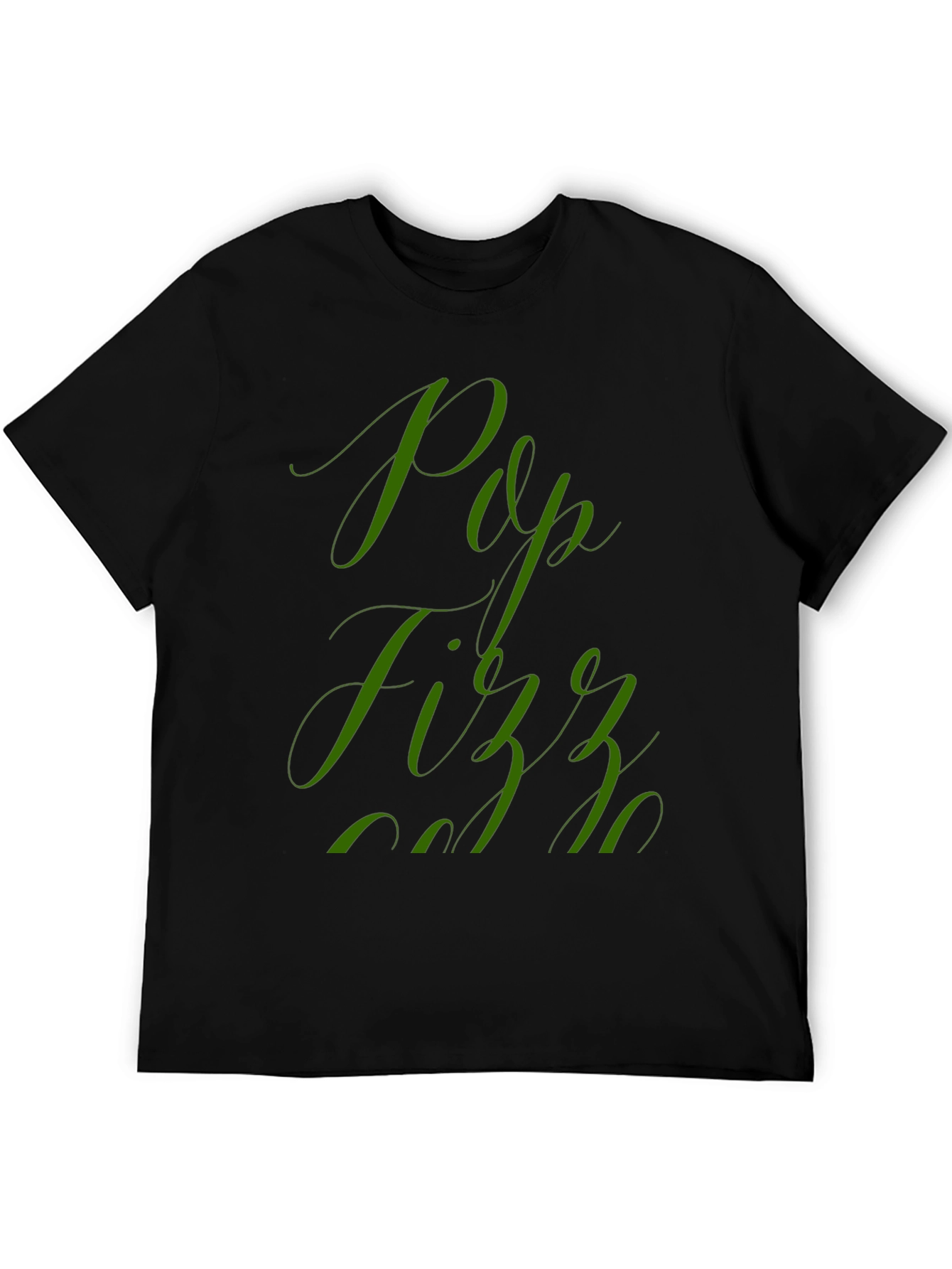 Pop Fizz Black Graphic Tee