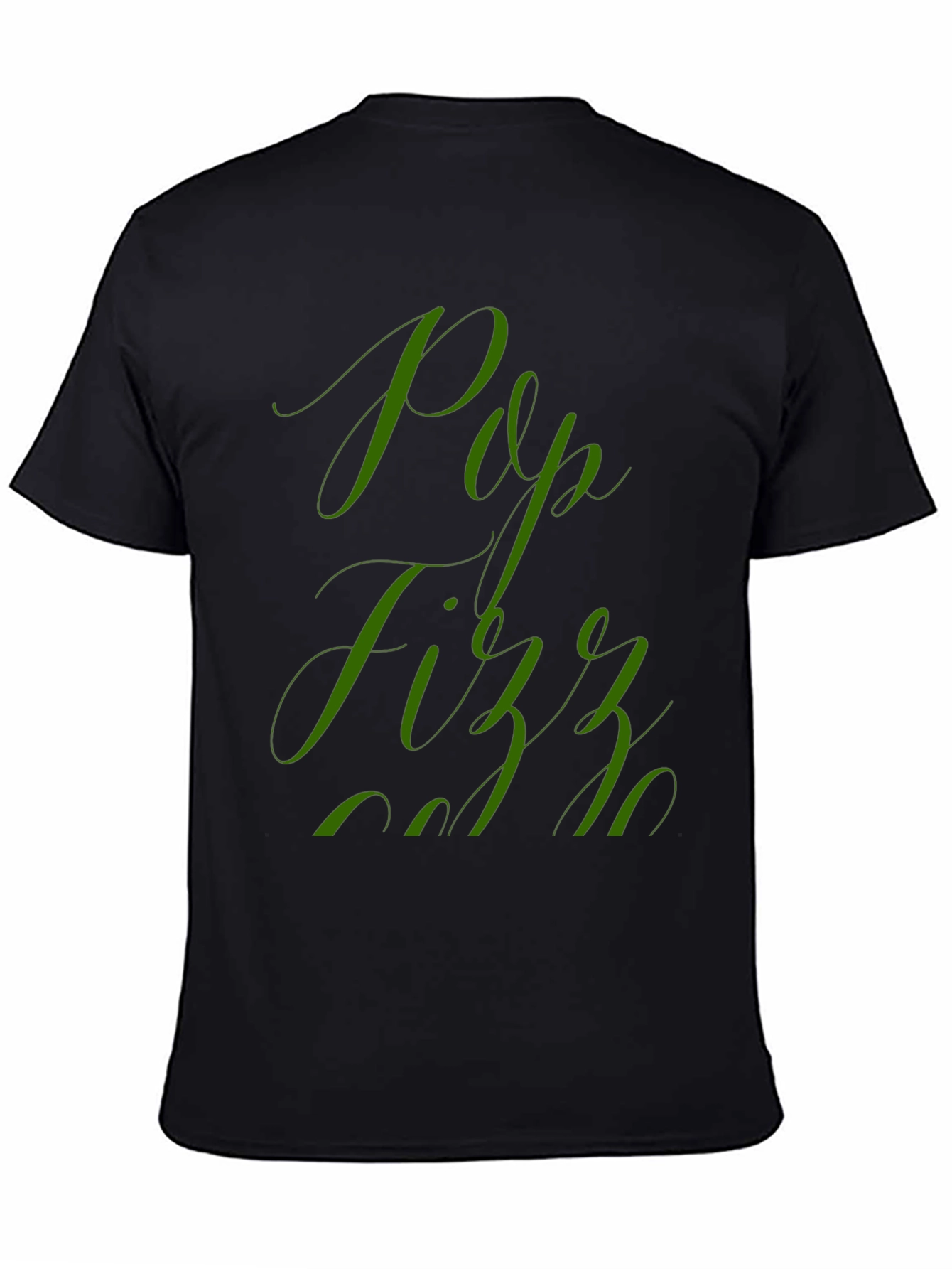 Pop Fizz Black Graphic Tee