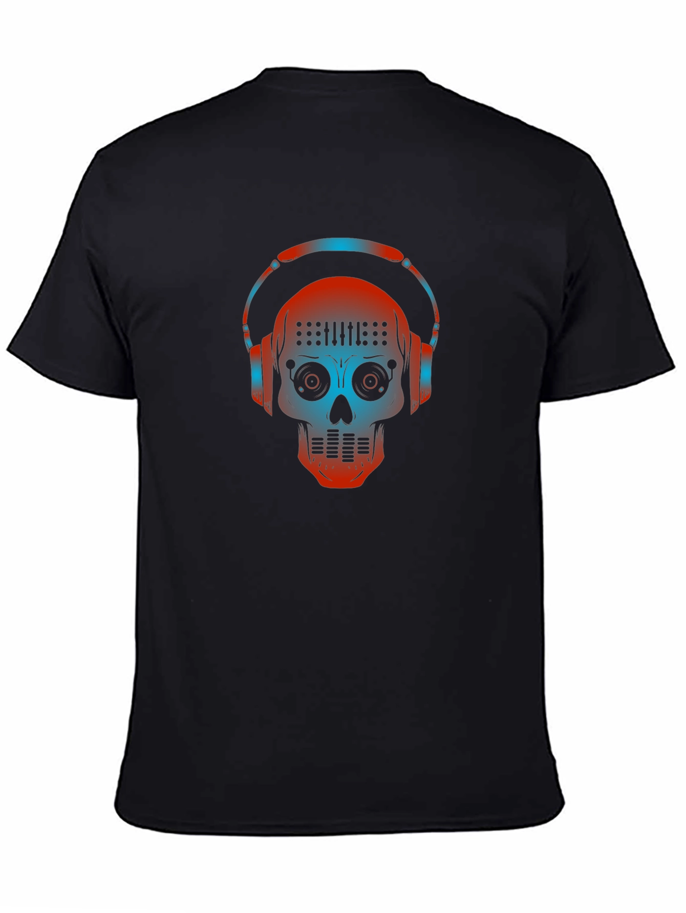 DJ Skull Graphic Tee - Music Lover T-Shirt