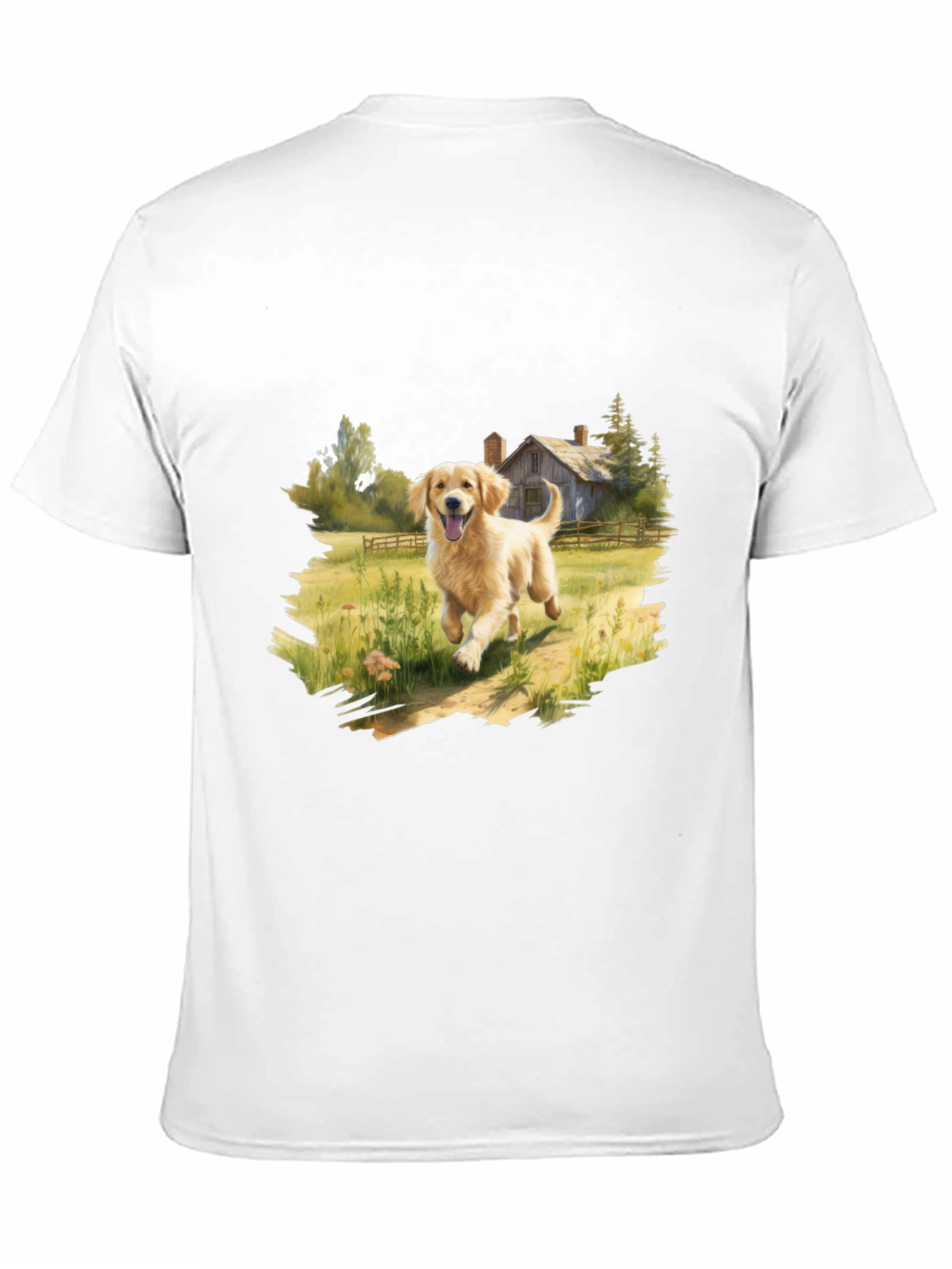 Golden Retriever T-Shirt - Farmhouse Dog Lover Tee