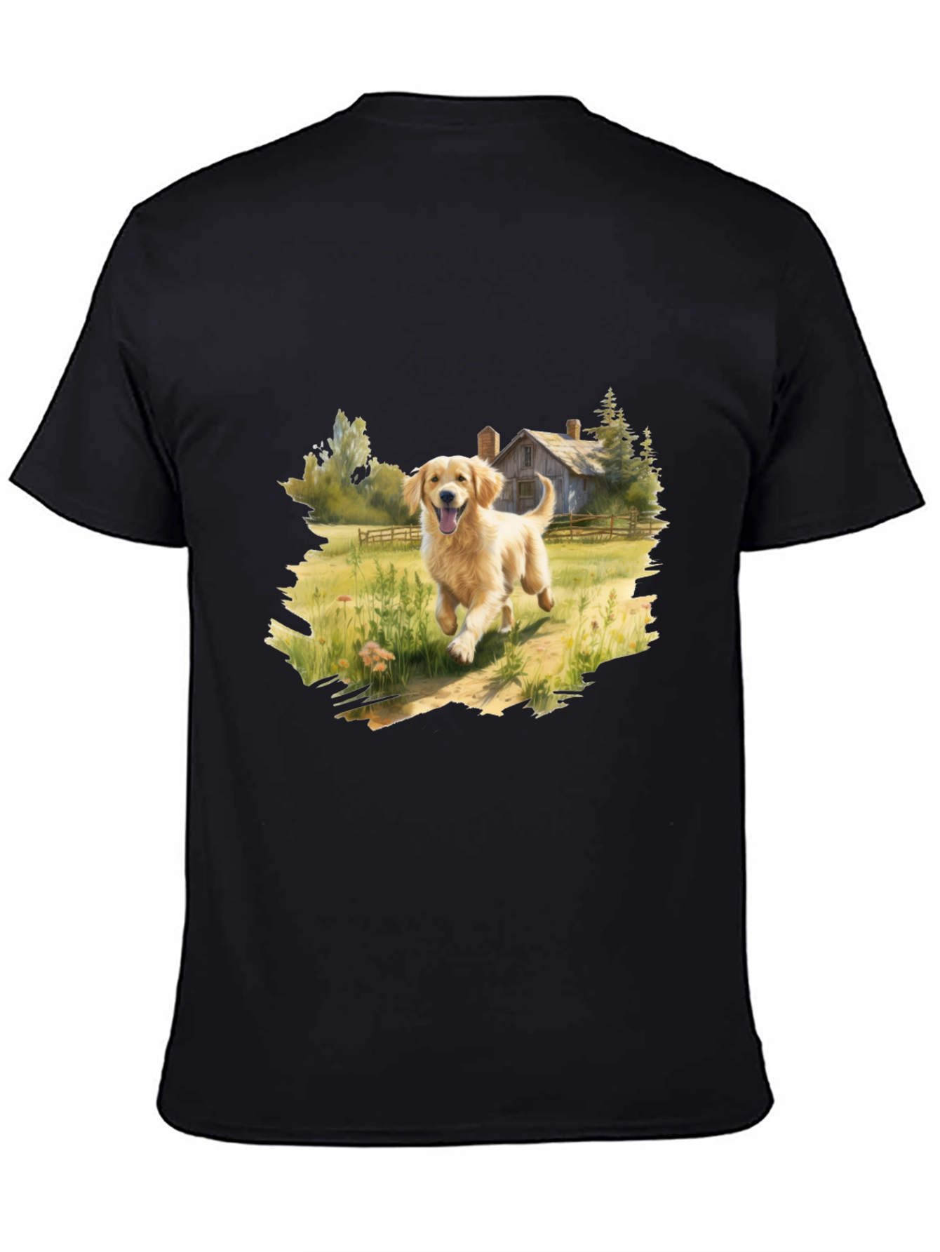 Golden Retriever T-Shirt - Farmhouse Dog Lover Tee