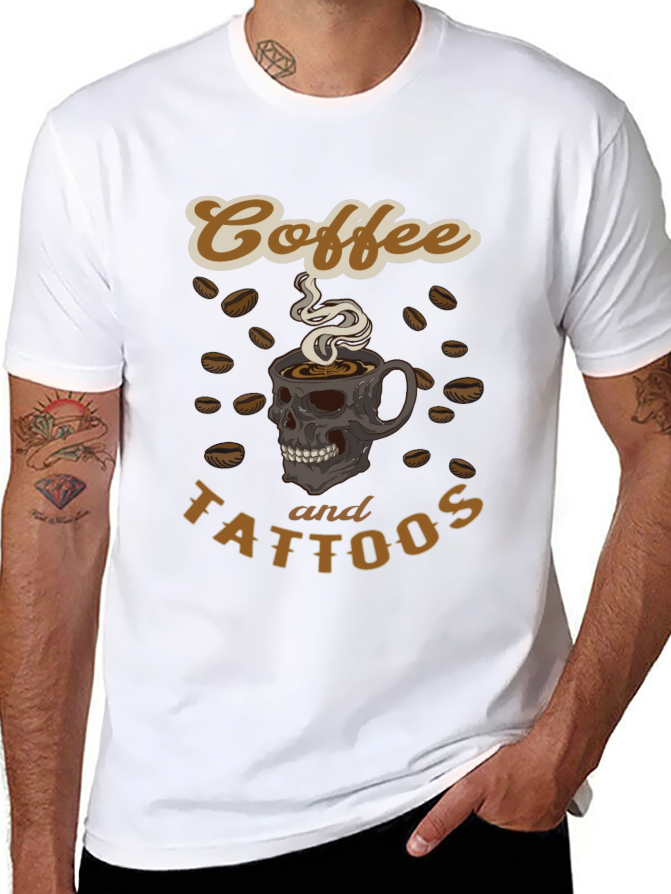 Coffee and Tattoos Graphic Tee