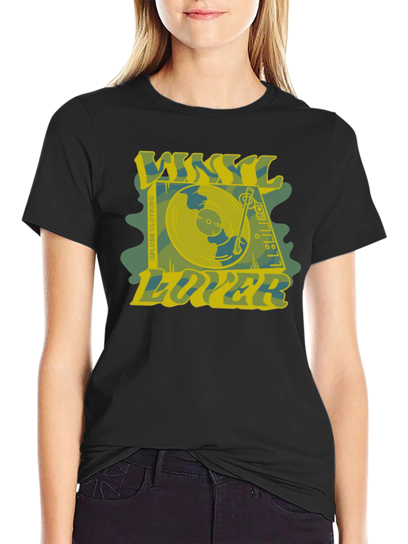 Vinyl Lover Graphic Tee - Retro Music Shirt