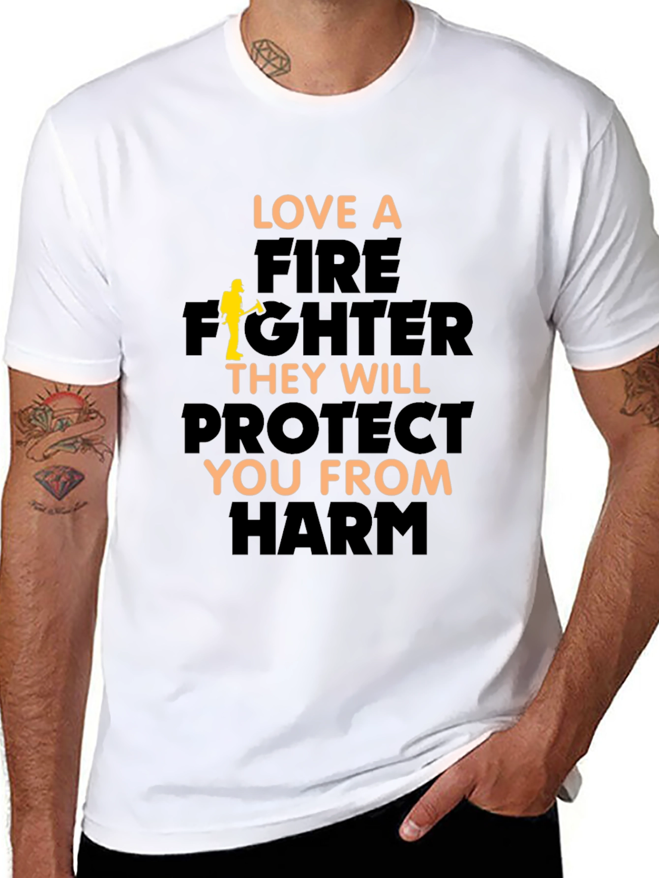 Love A Firefighter T-Shirt