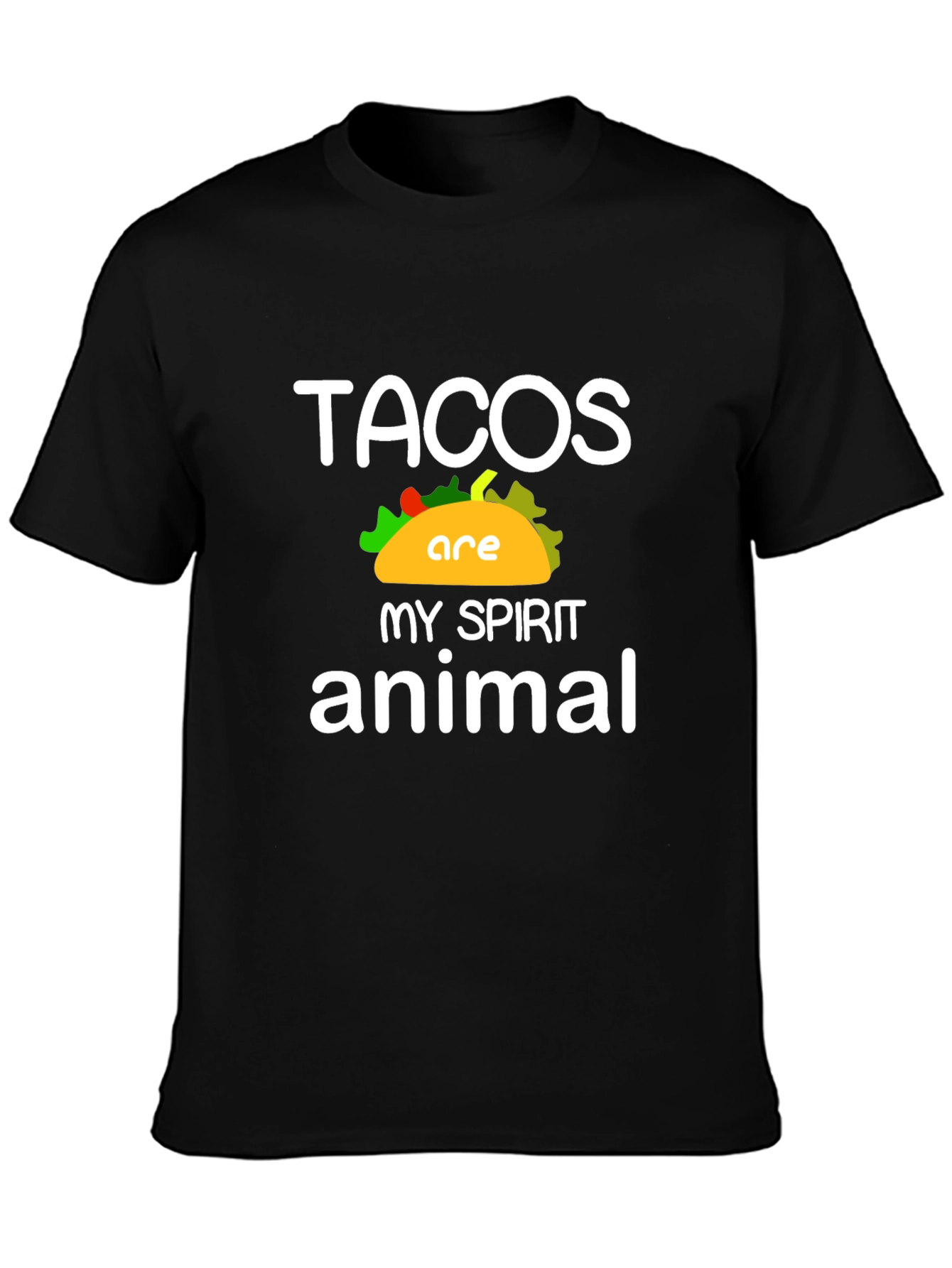 Tacos Are My Spirit Animal - Novelty Graphic T-Shirt