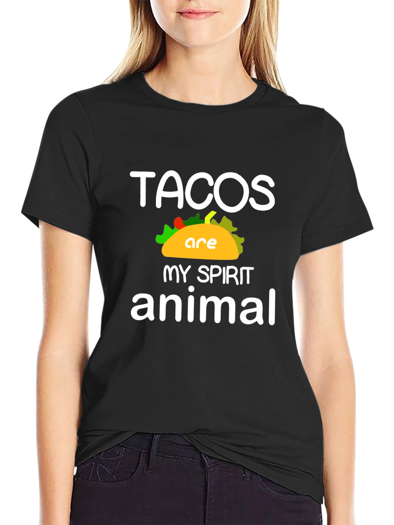 Tacos Are My Spirit Animal - Novelty Graphic T-Shirt