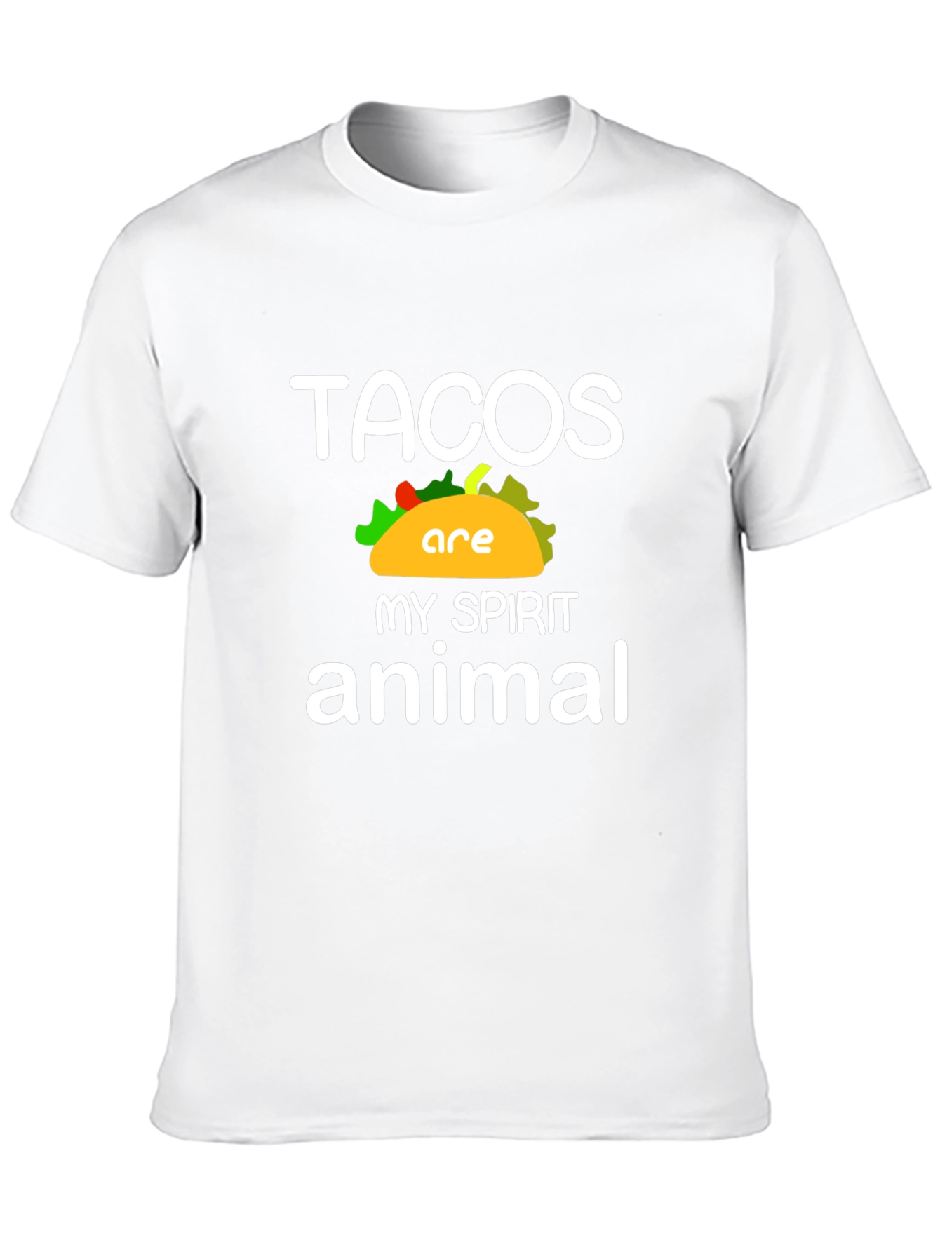 Tacos Are My Spirit Animal - Novelty Graphic T-Shirt
