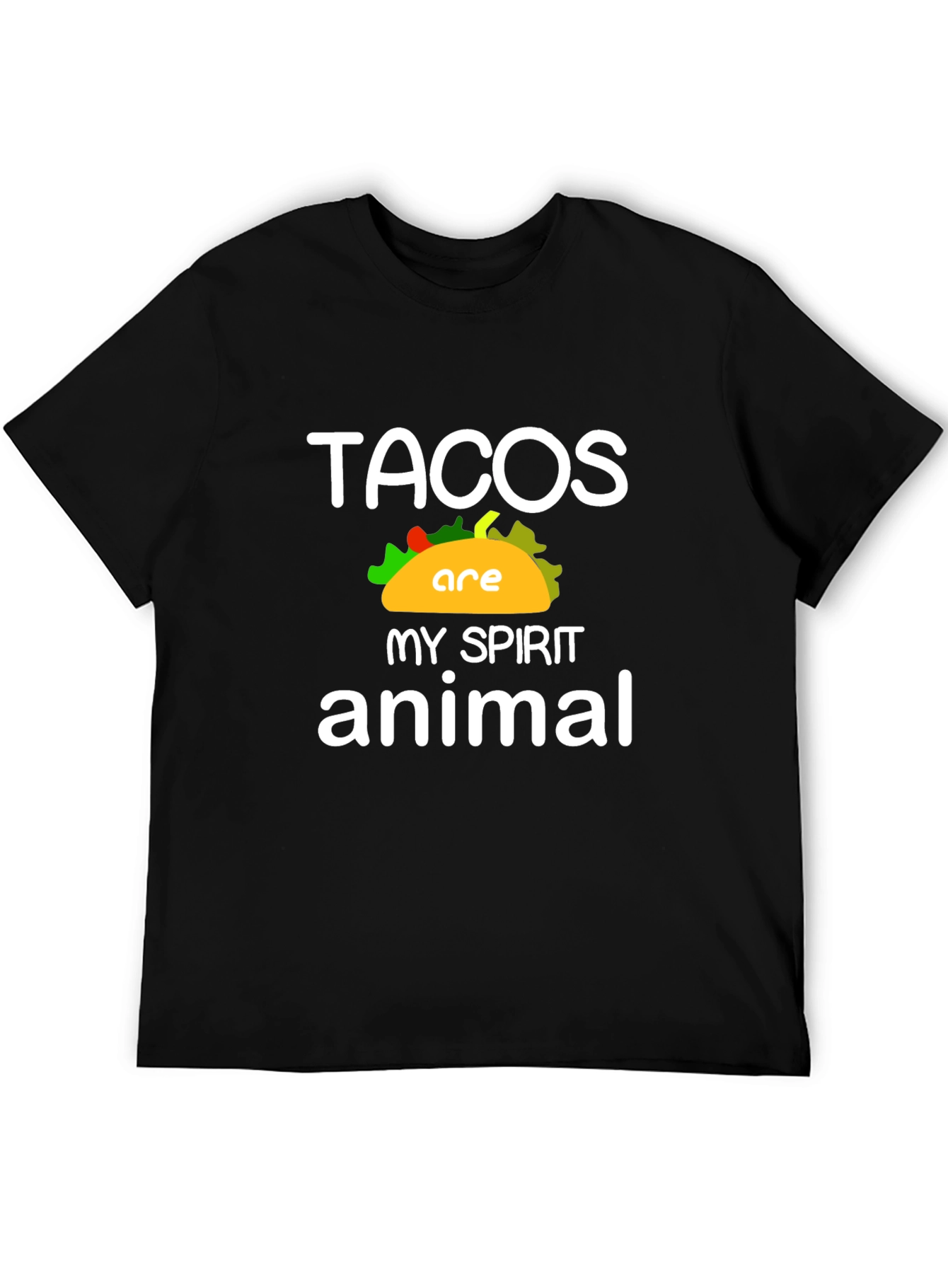 Tacos Are My Spirit Animal - Novelty Graphic T-Shirt