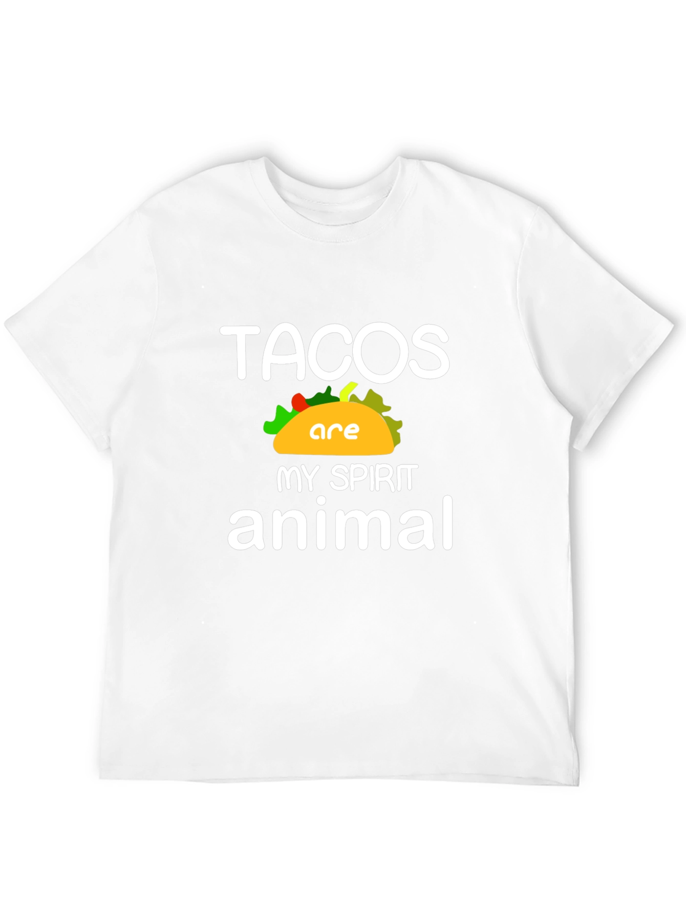 Tacos Are My Spirit Animal - Novelty Graphic T-Shirt