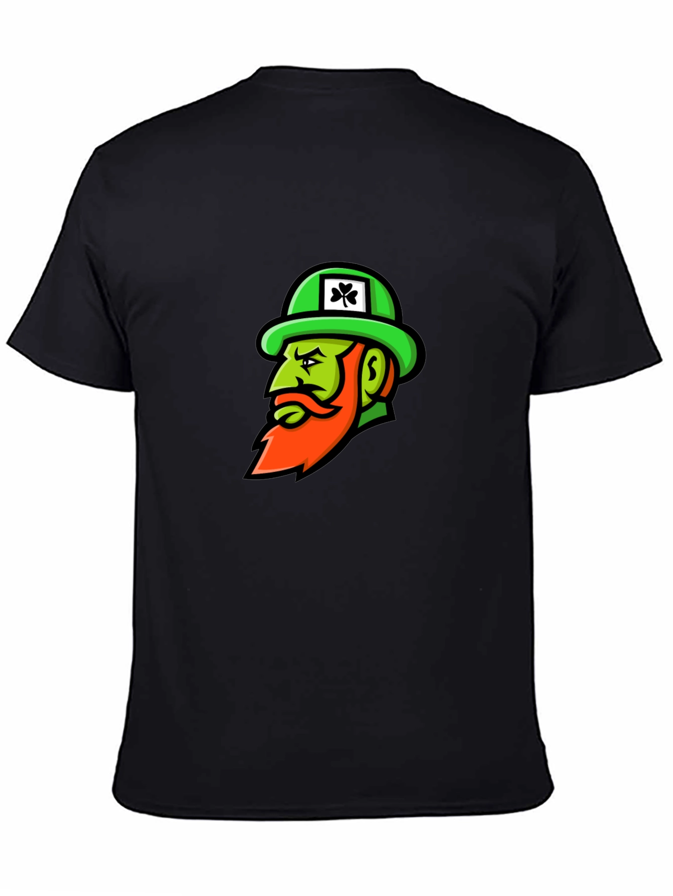 St. Patricks Day Leprechaun Black T-Shirt
