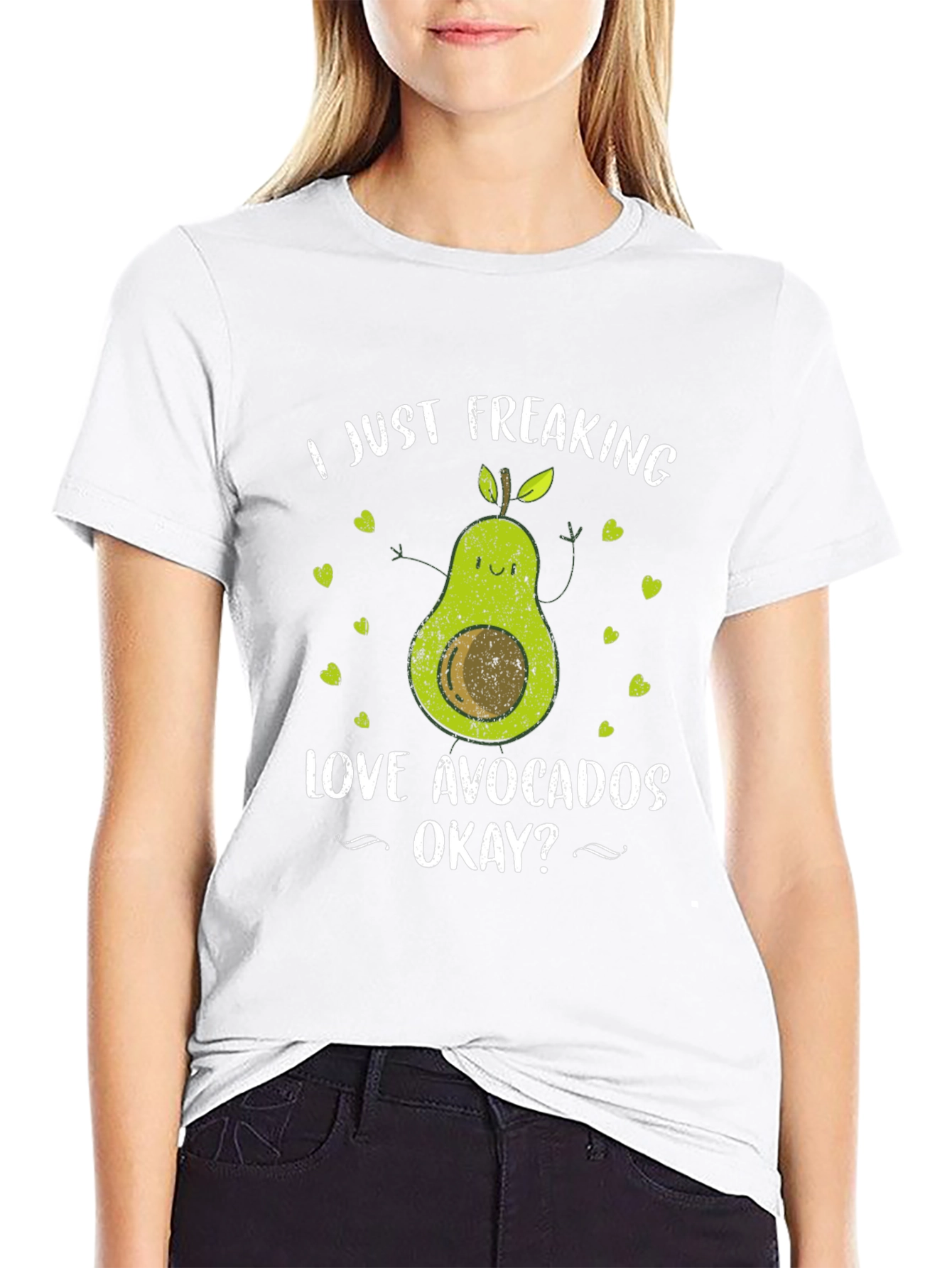 I Just Freaking Love Avocados Black T-Shirt