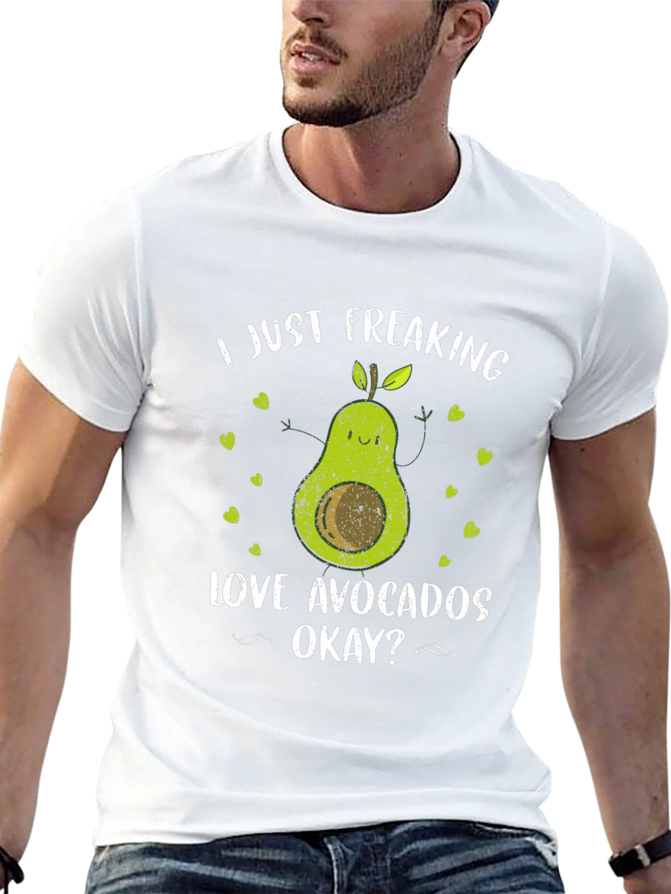 I Just Freaking Love Avocados Black T-Shirt