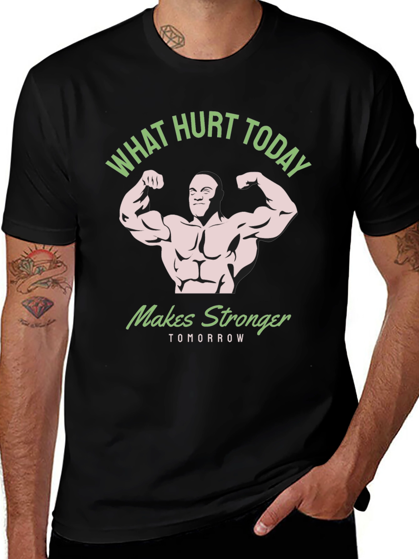 Workout Motivation T-Shirt: What Hurts Today