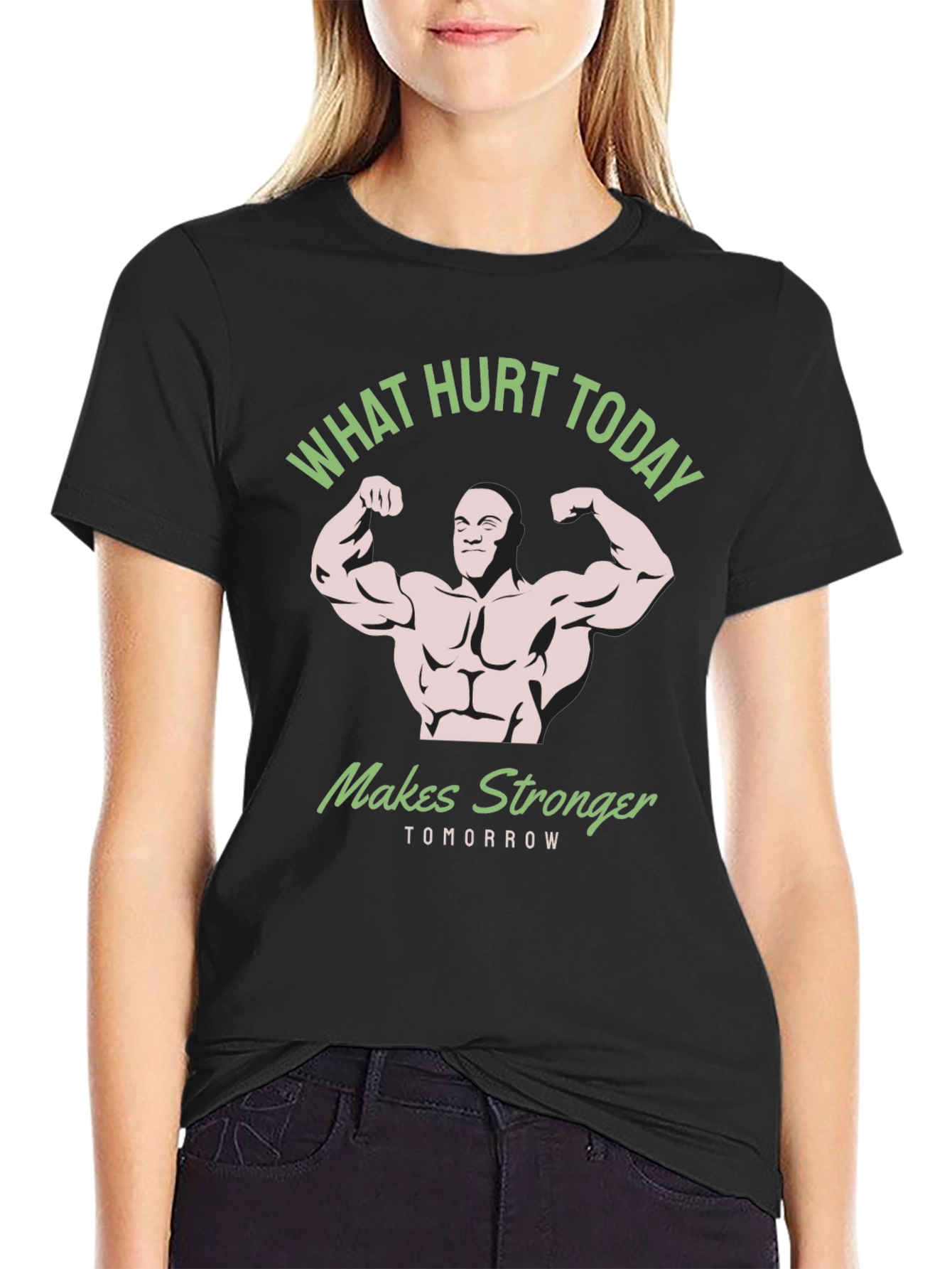 Workout Motivation T-Shirt: What Hurts Today