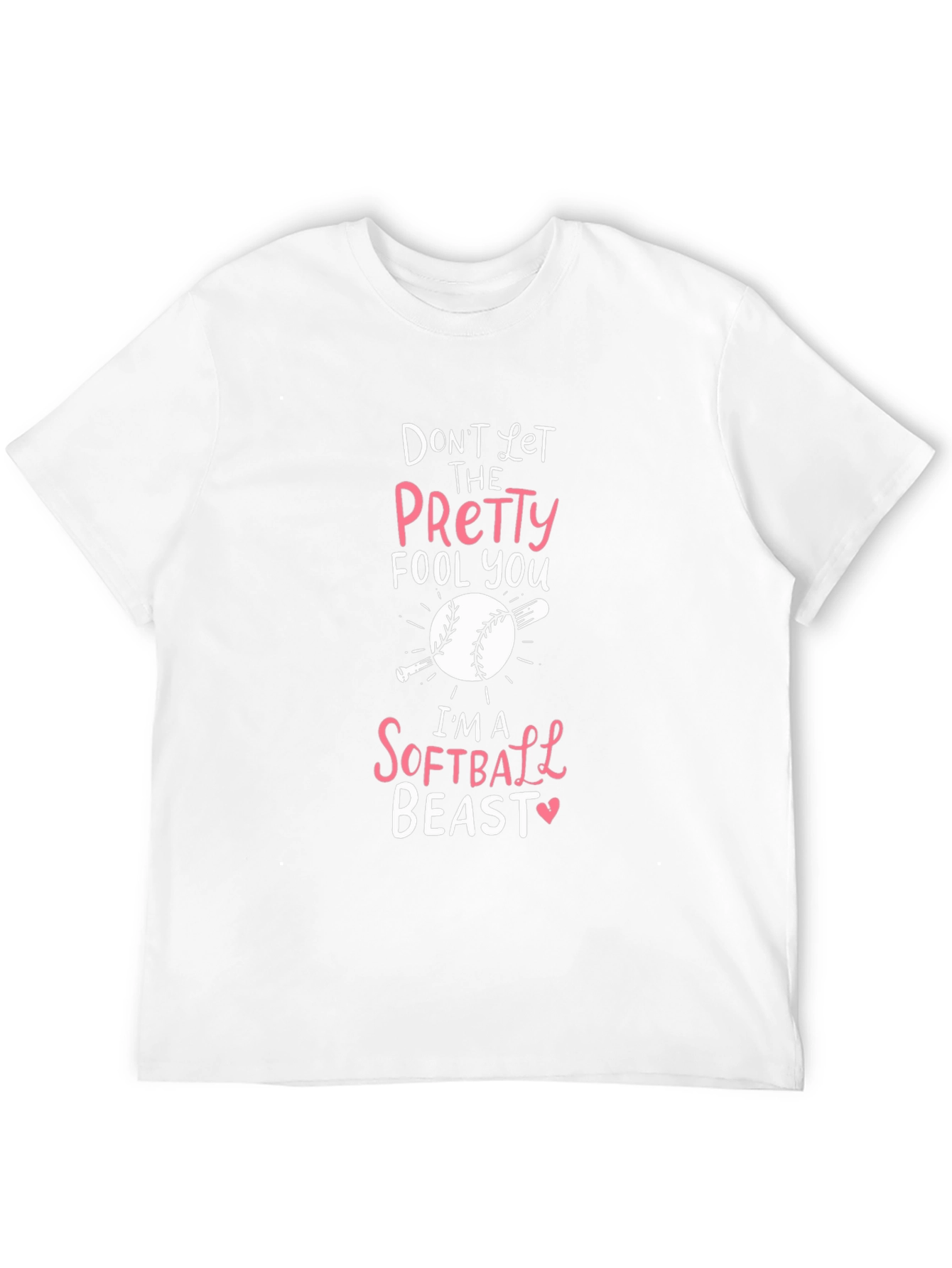Softball Beast Graphic Tee - Fun Sportswear