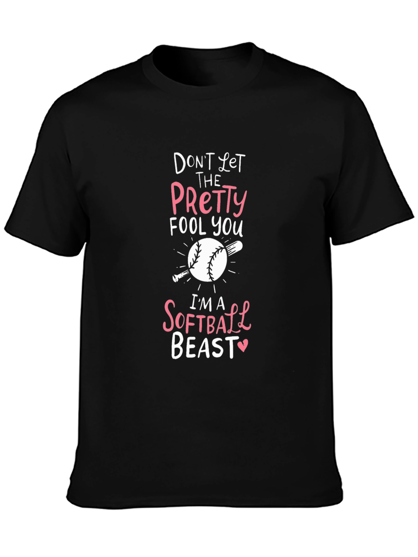 Softball Beast Graphic Tee - Fun Sportswear