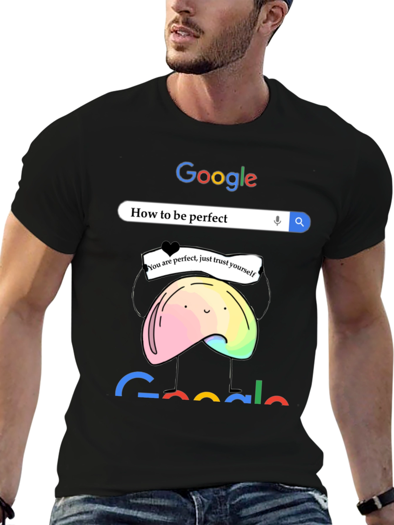 Funny How to be Perfect Google Search T-Shirt