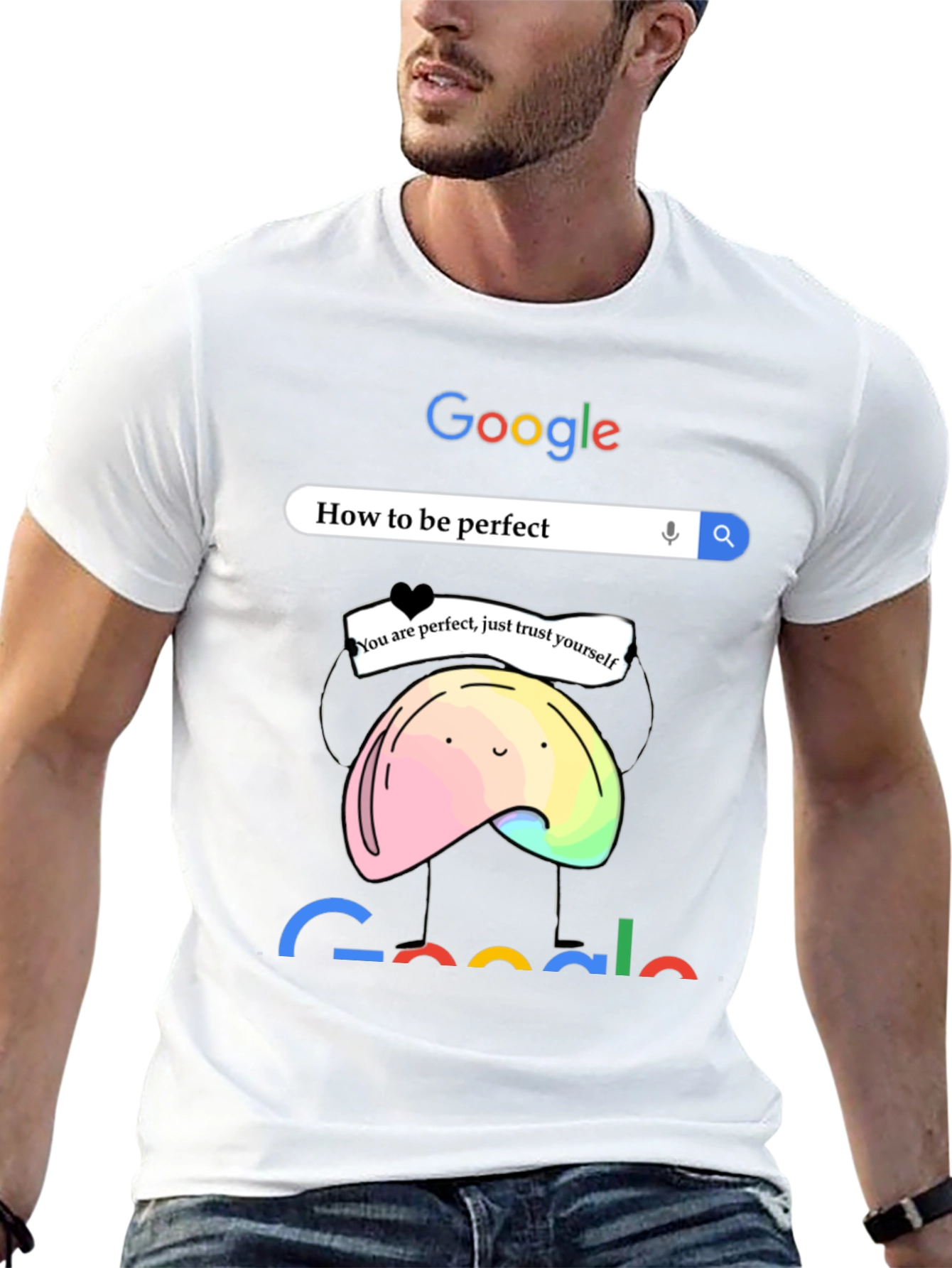 Funny How to be Perfect Google Search T-Shirt