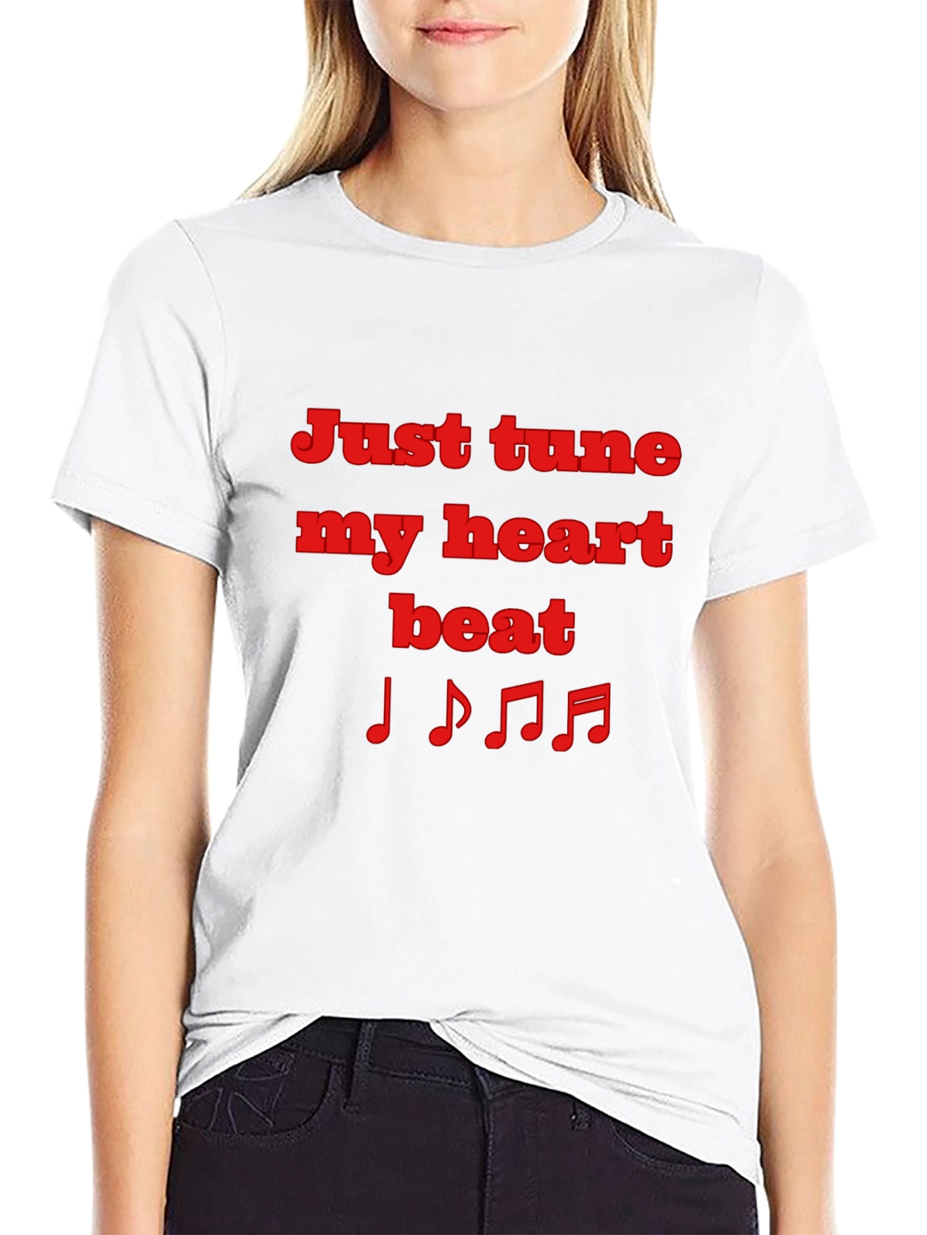 Tune My Heart Beat Graphic T-Shirt