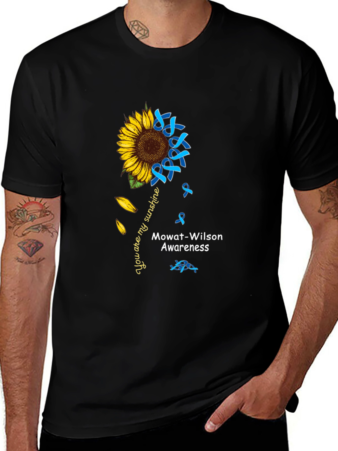 Mowat-Wilson Awareness Sunflower T-Shirt