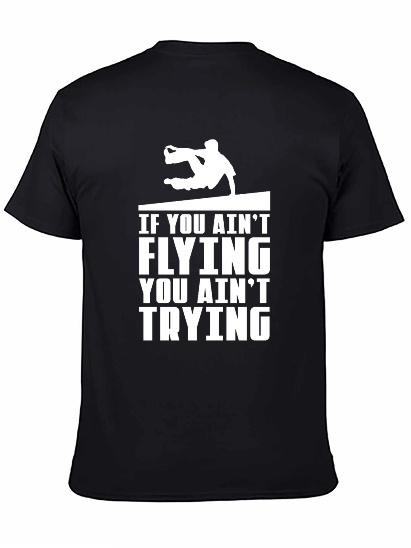 Flying Parkour Black T-Shirt