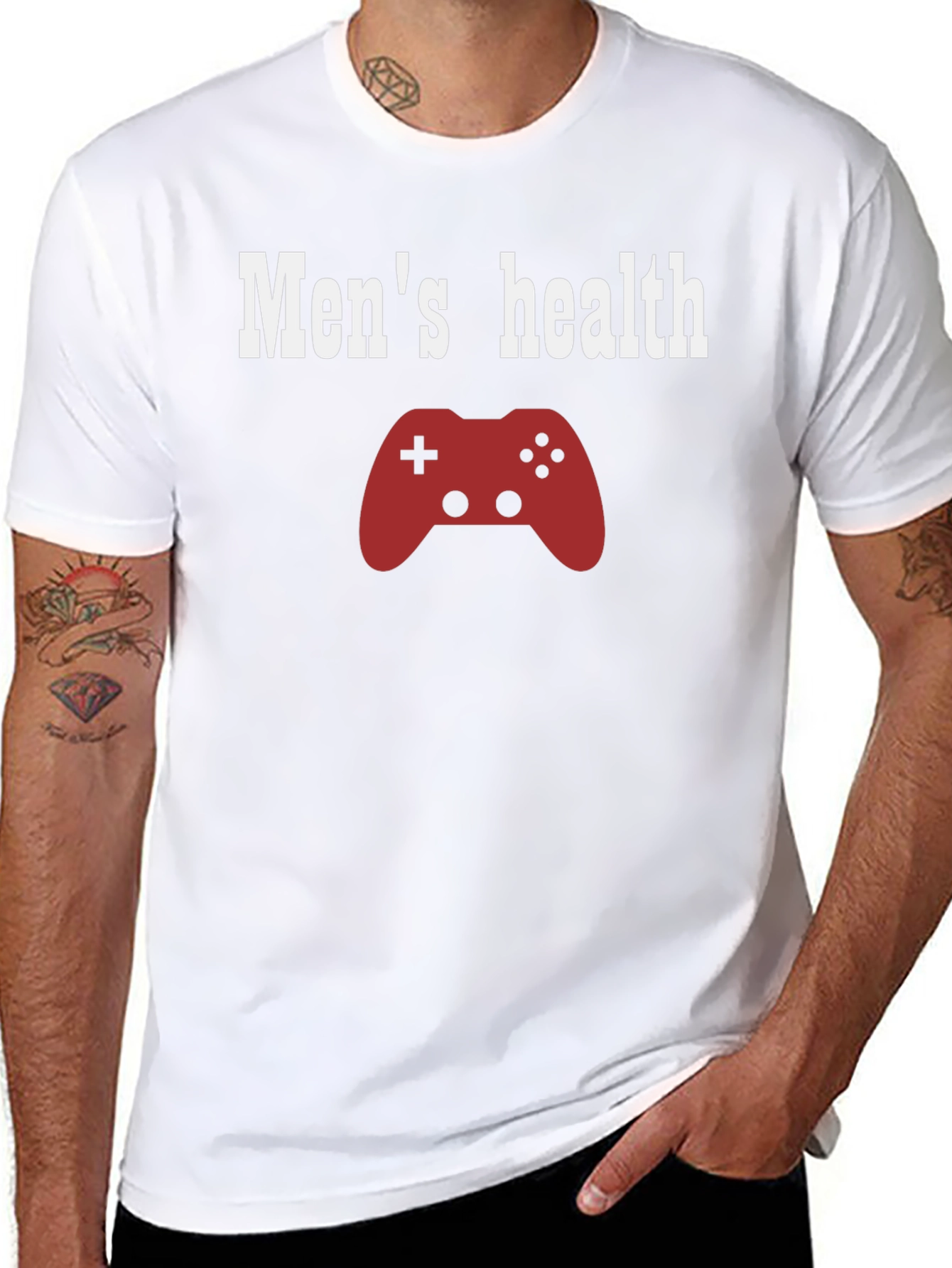 Mens Health Gaming T-Shirt - Black
