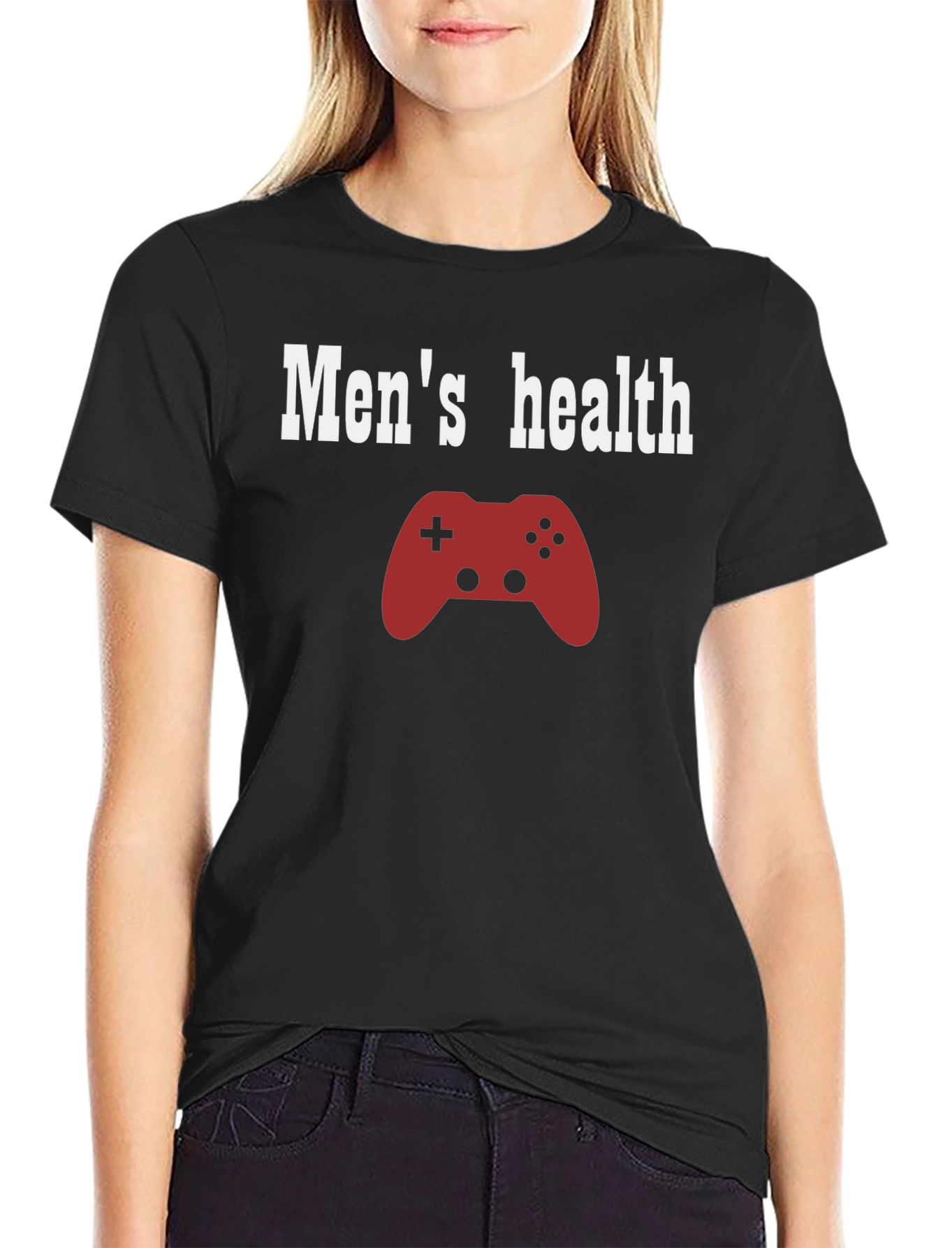 Mens Health Gaming T-Shirt - Black