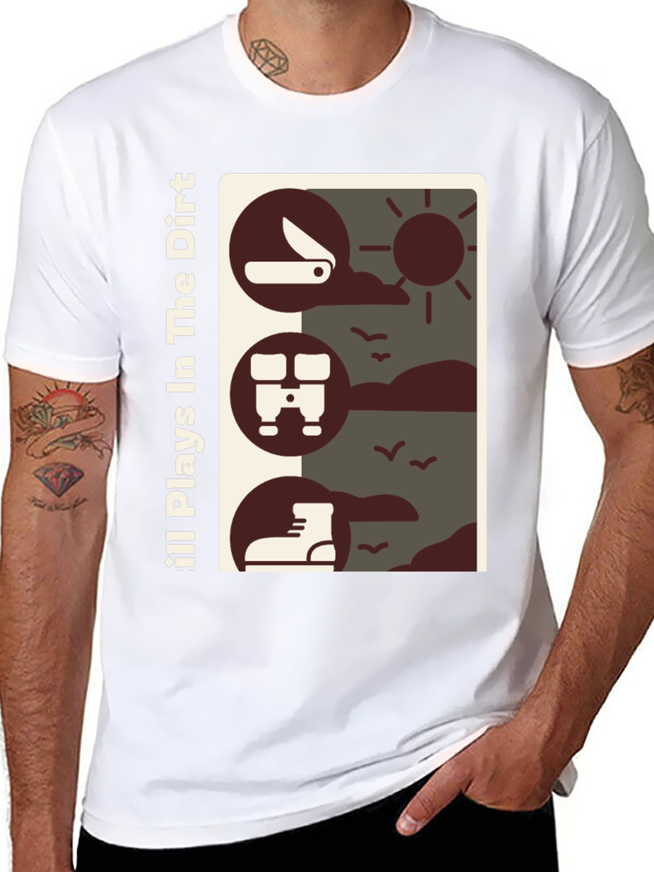 Nature Adventure Graphic Tee - Plays in the Dirt