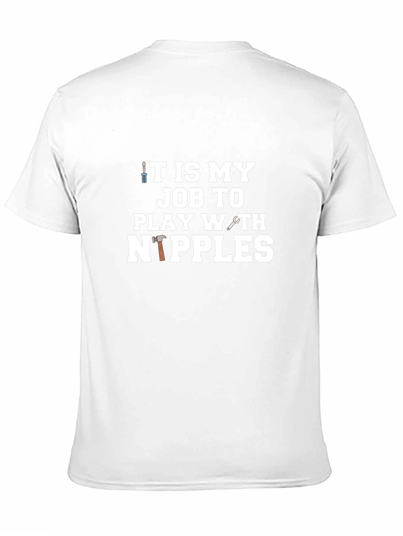 Play With Nipples Funny Graphic Tee Shirt