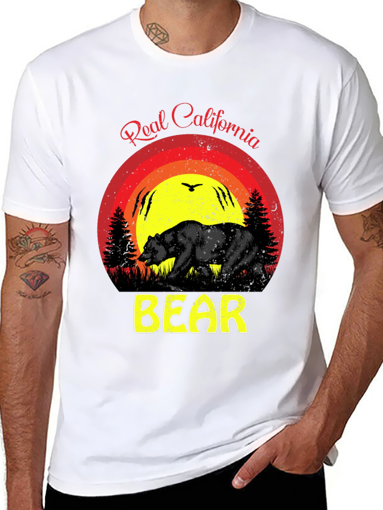 Real California Bear Graphic Tee