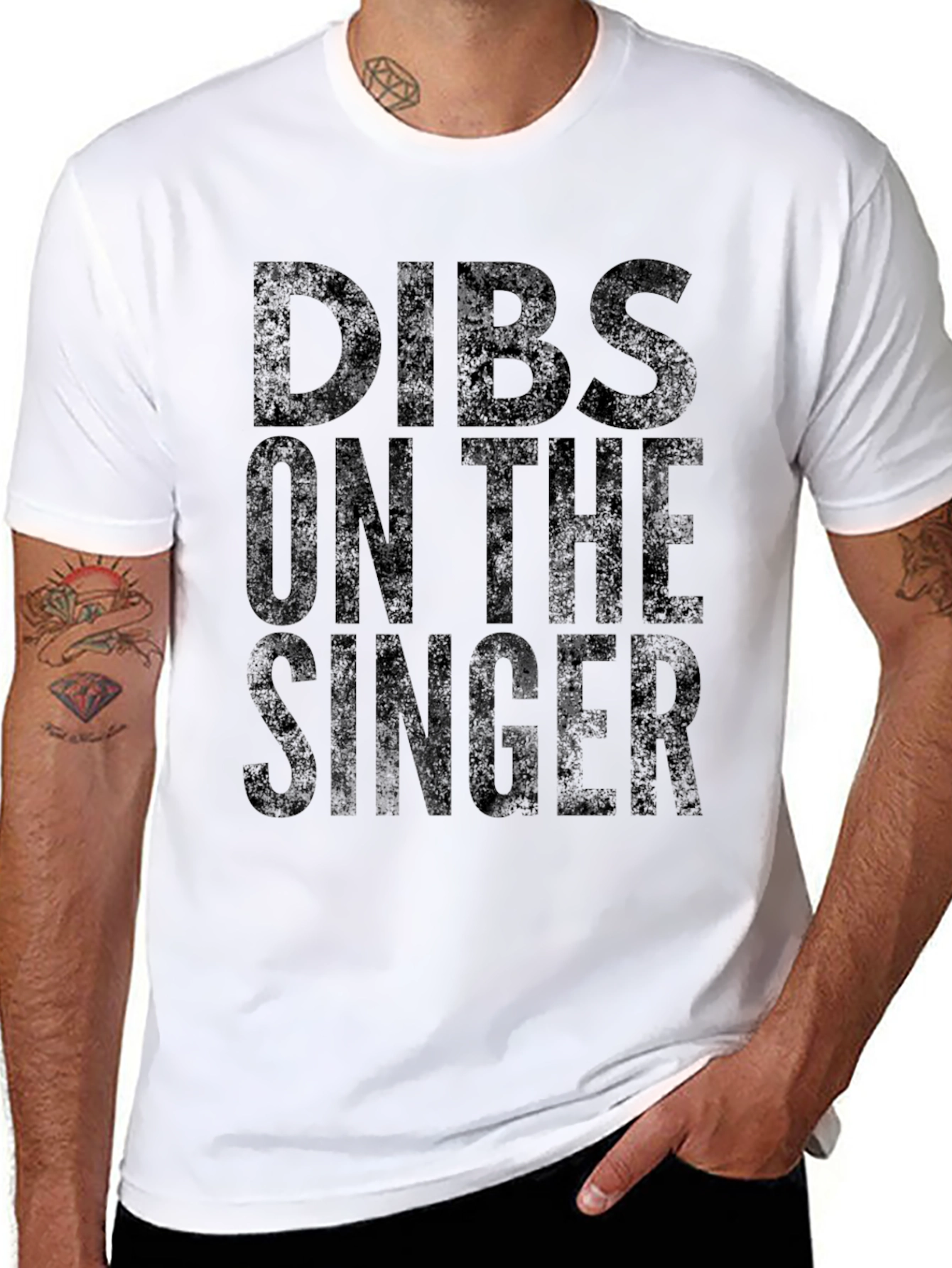 Dibs on the Singer - Funny T-Shirt