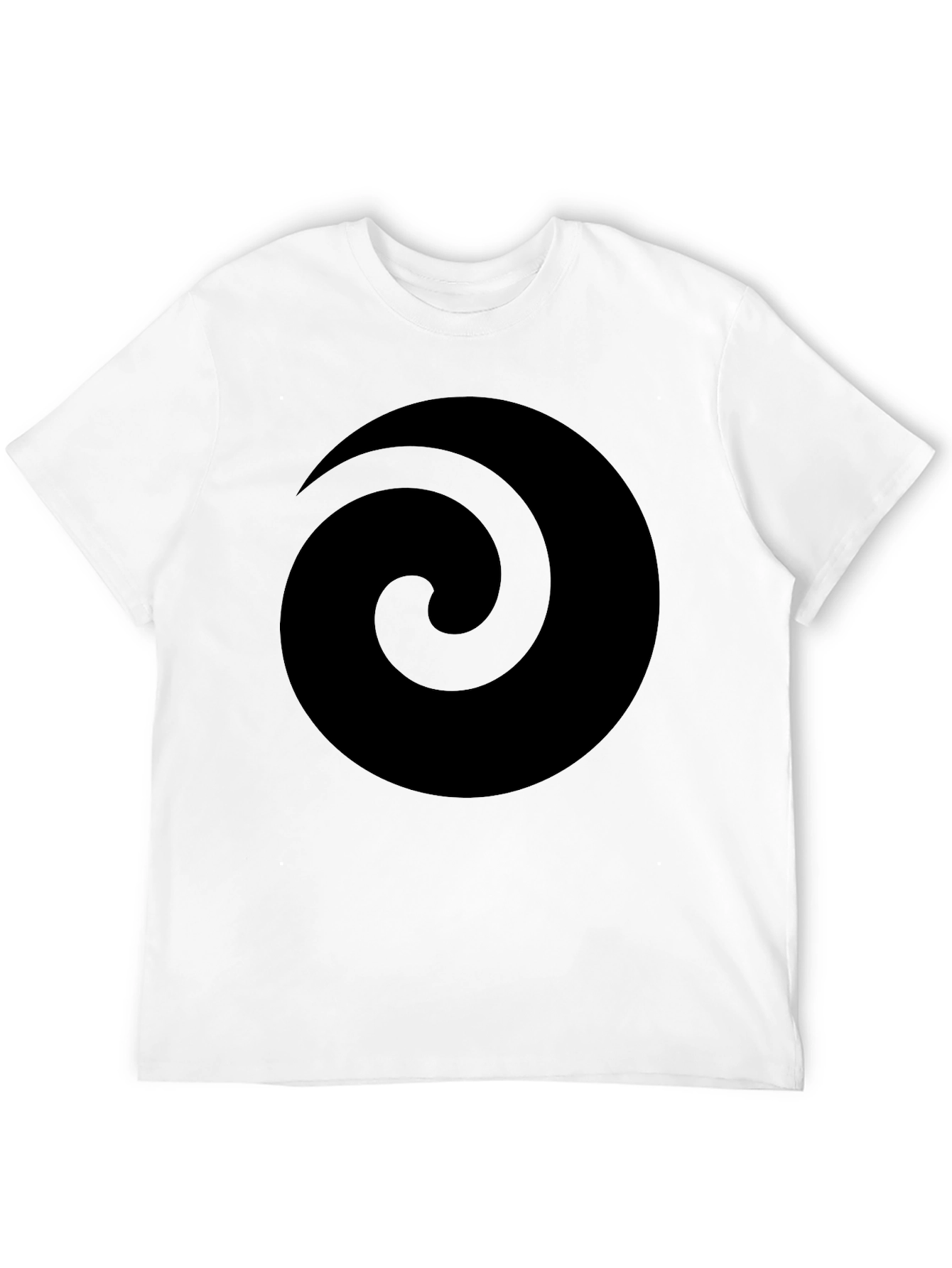 Spiral Graphic Black T-Shirt