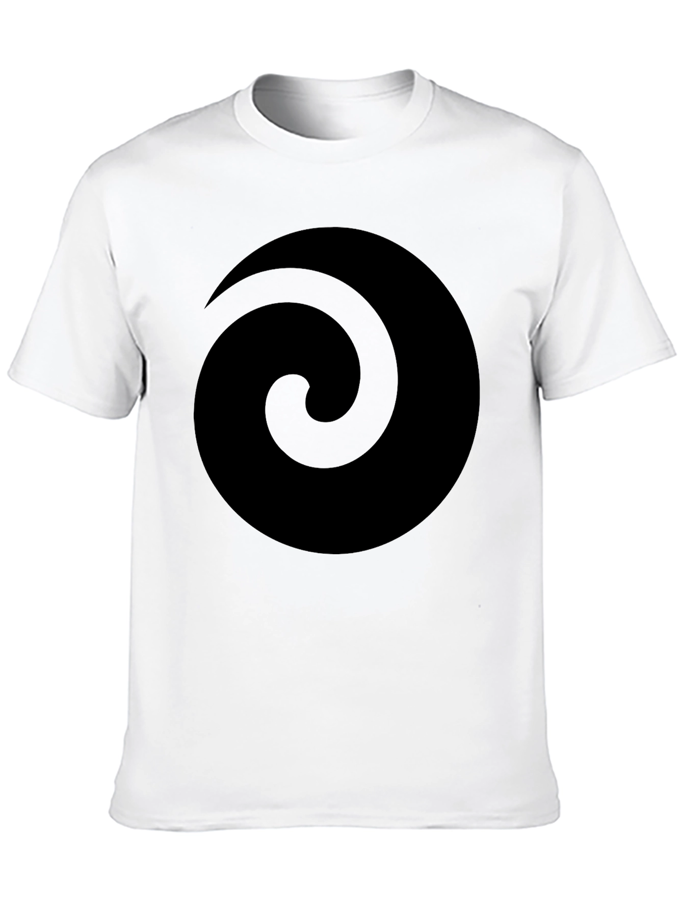Spiral Graphic Black T-Shirt
