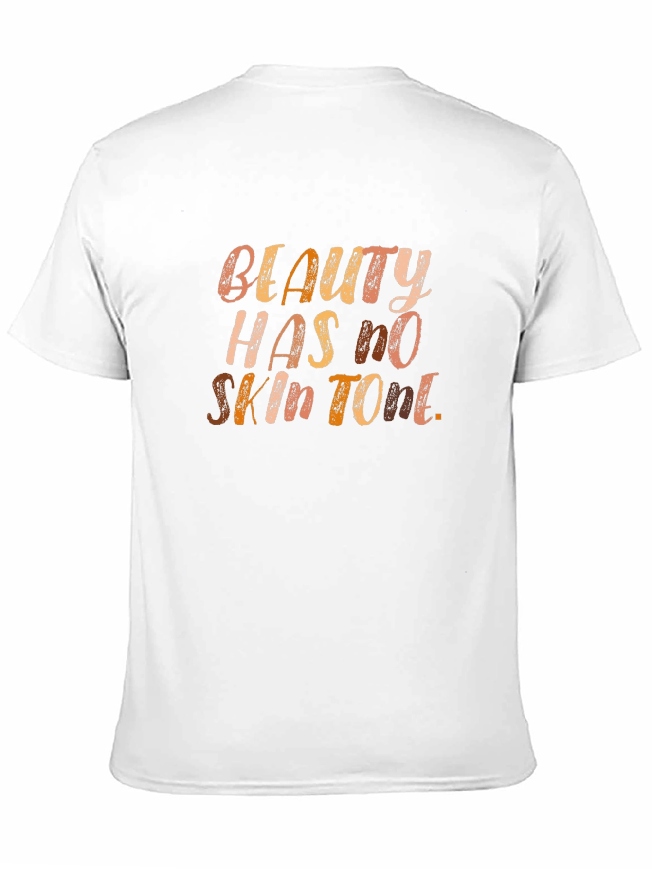 Beauty Has No Skin Tone Graphic Tee - Black