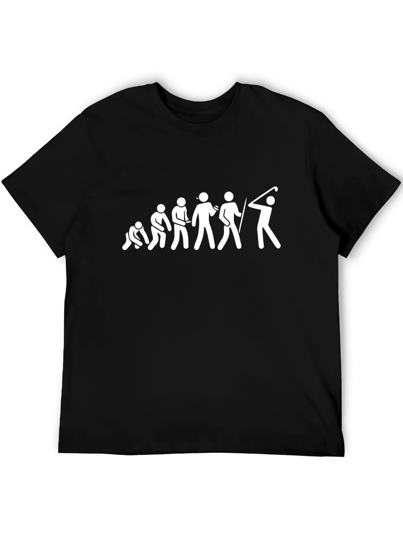 Evolution of Golf T-Shirt Funny Golfing Tee