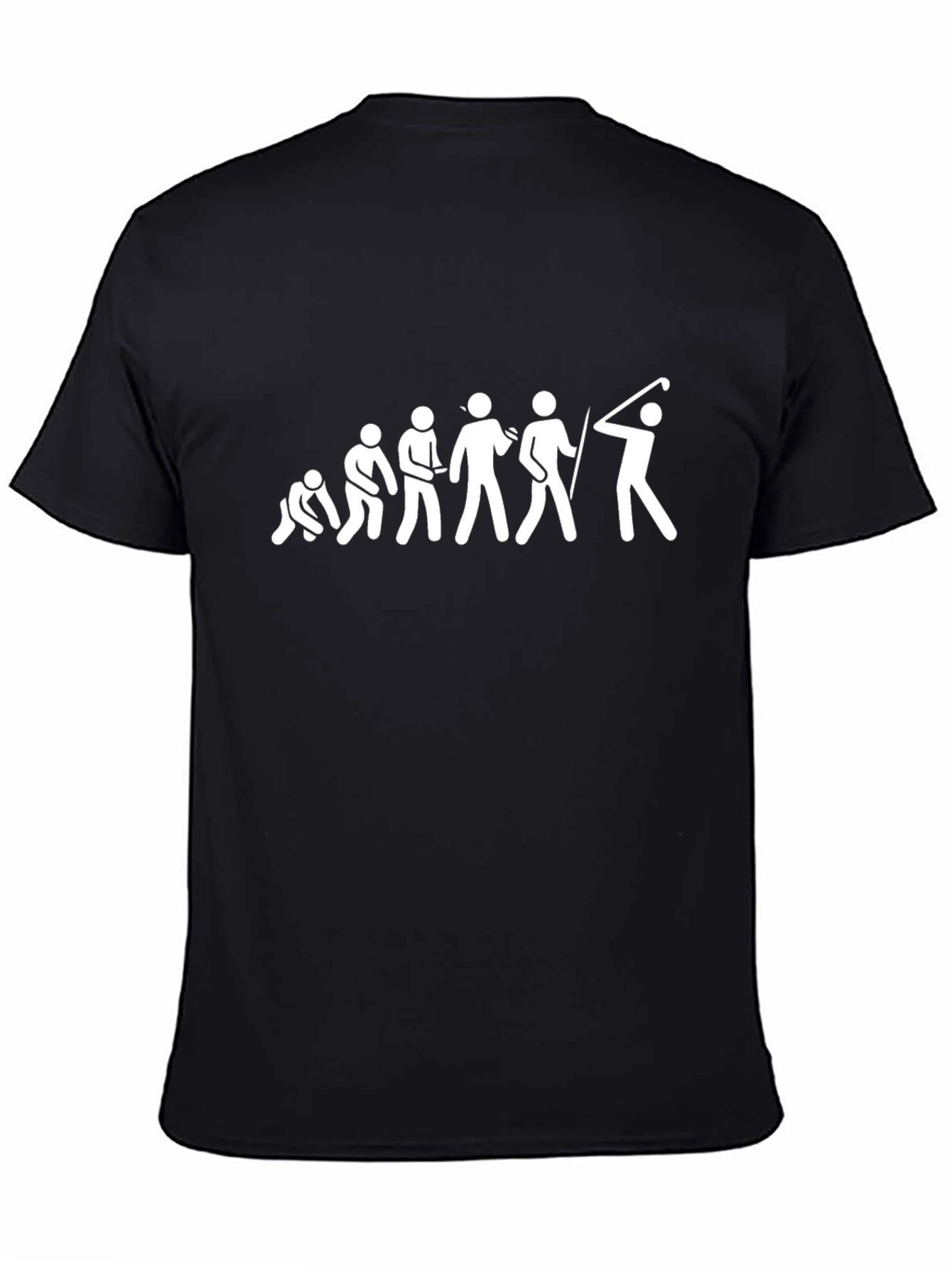 Evolution of Golf T-Shirt Funny Golfing Tee