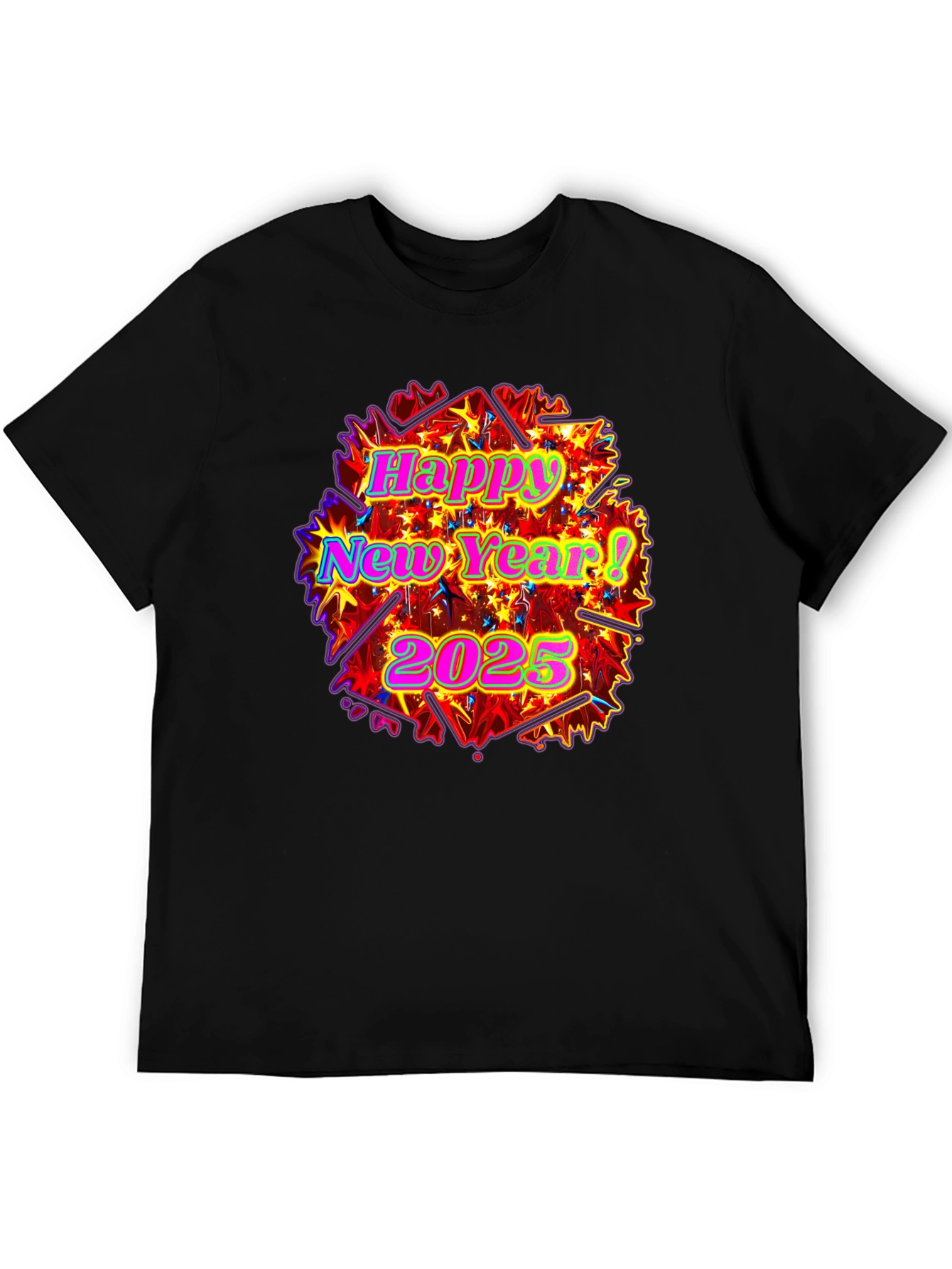Happy New Year 2025 Graphic T-Shirt