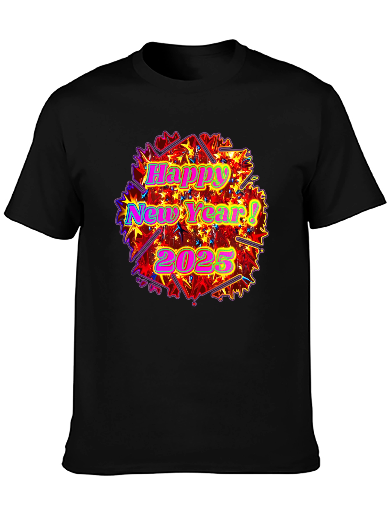 Happy New Year 2025 Graphic T-Shirt