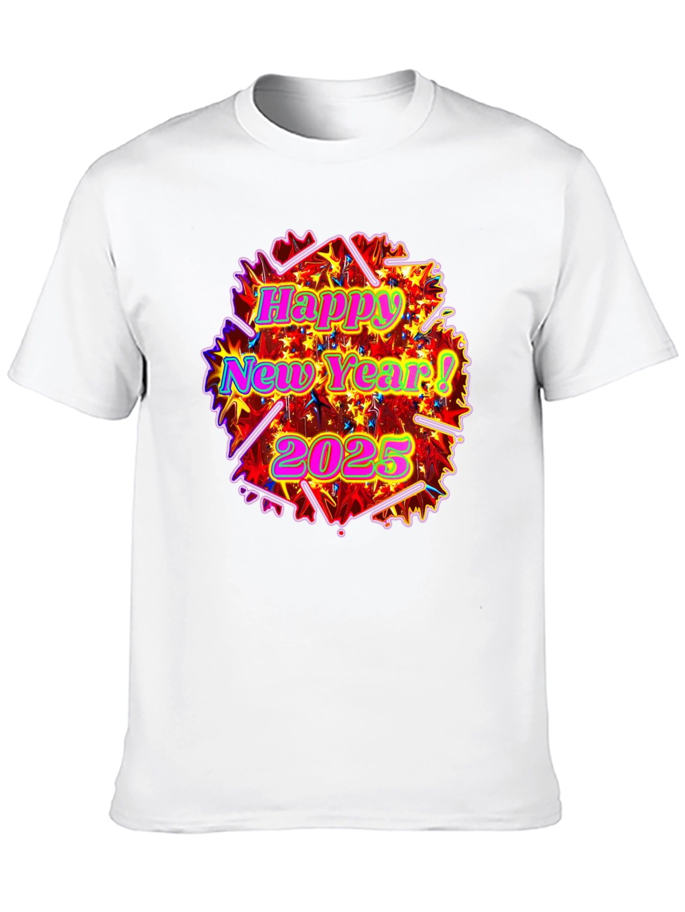 Happy New Year 2025 Graphic T-Shirt