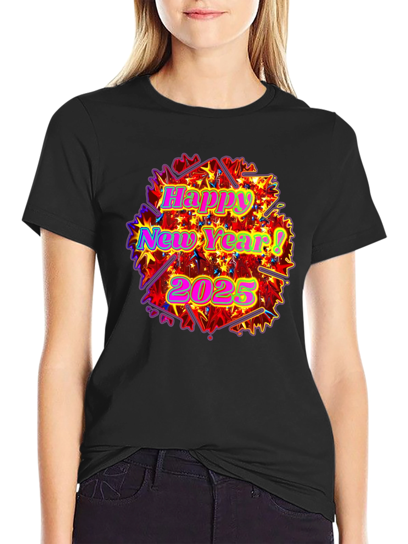 Happy New Year 2025 Graphic T-Shirt