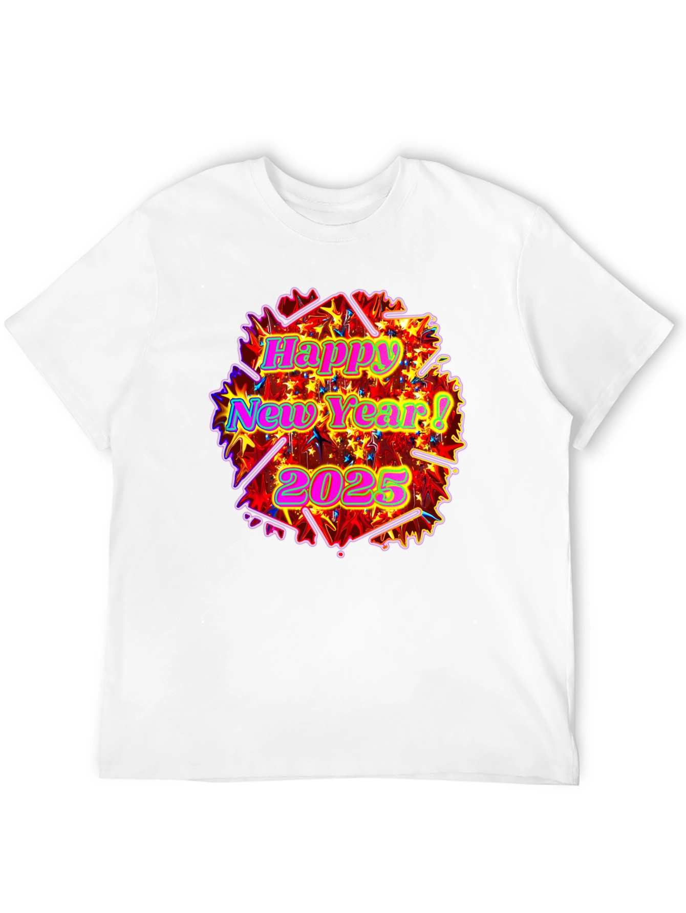 Happy New Year 2025 Graphic T-Shirt